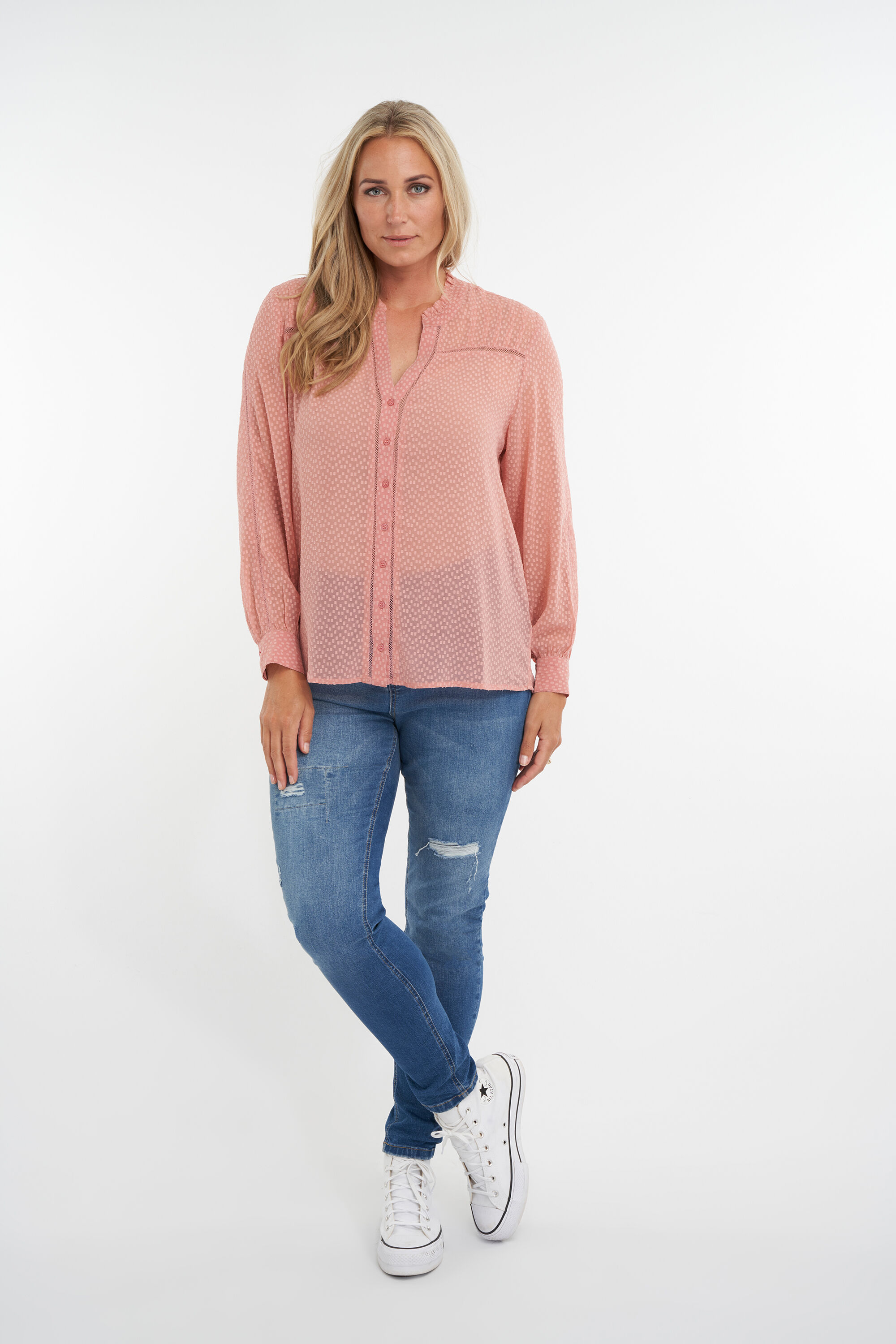 Bluse mit Punkte image number 5