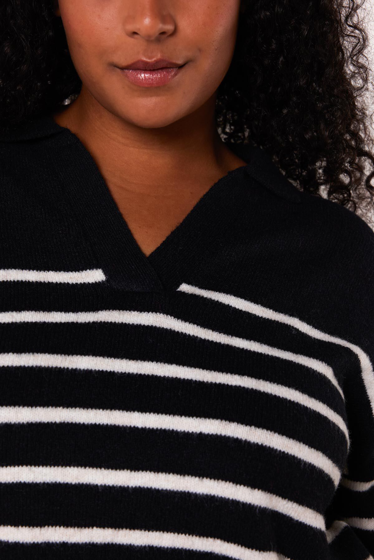 Feinstrickpullover mit Polokragen image number 4