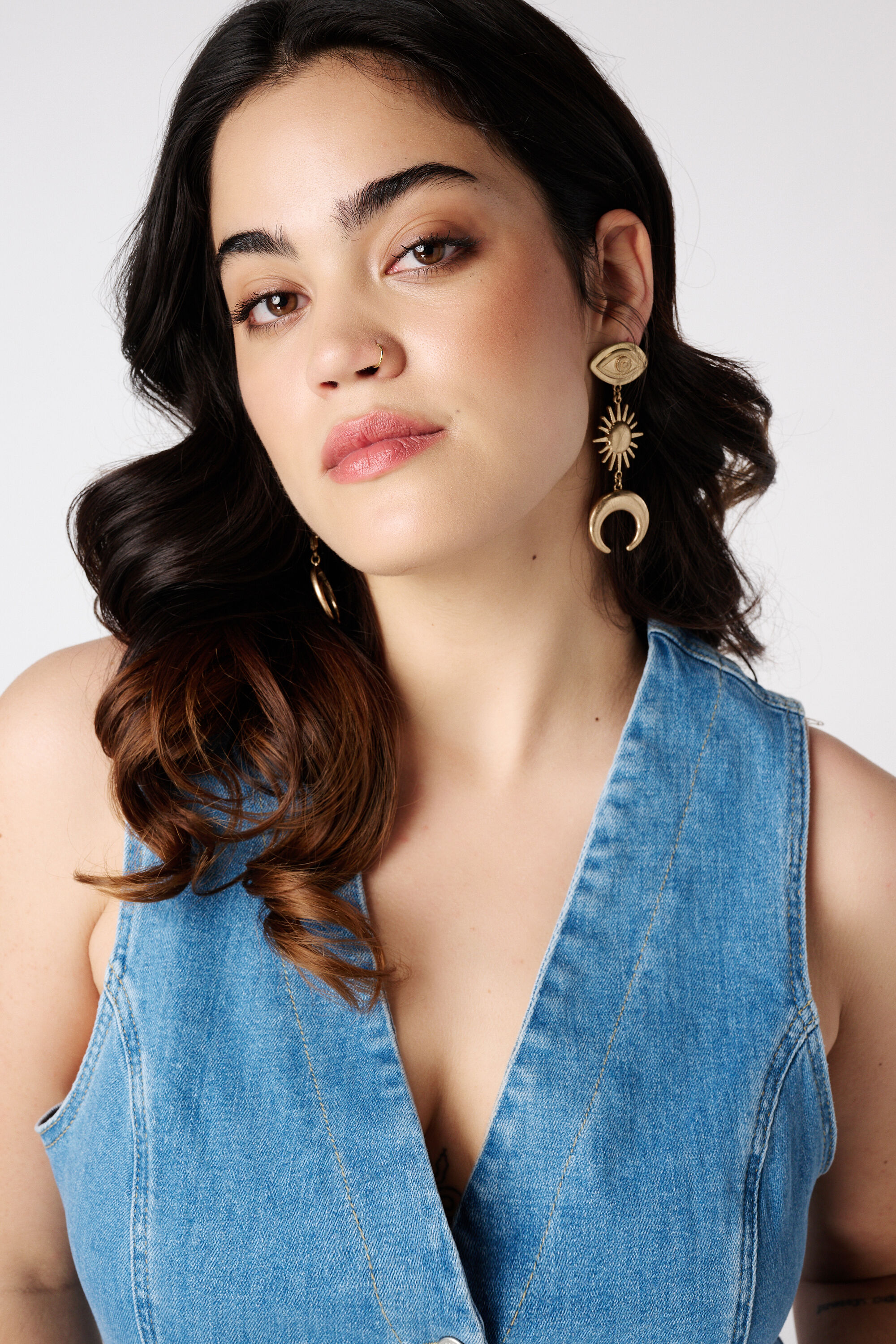 Denim-Weste image number 4