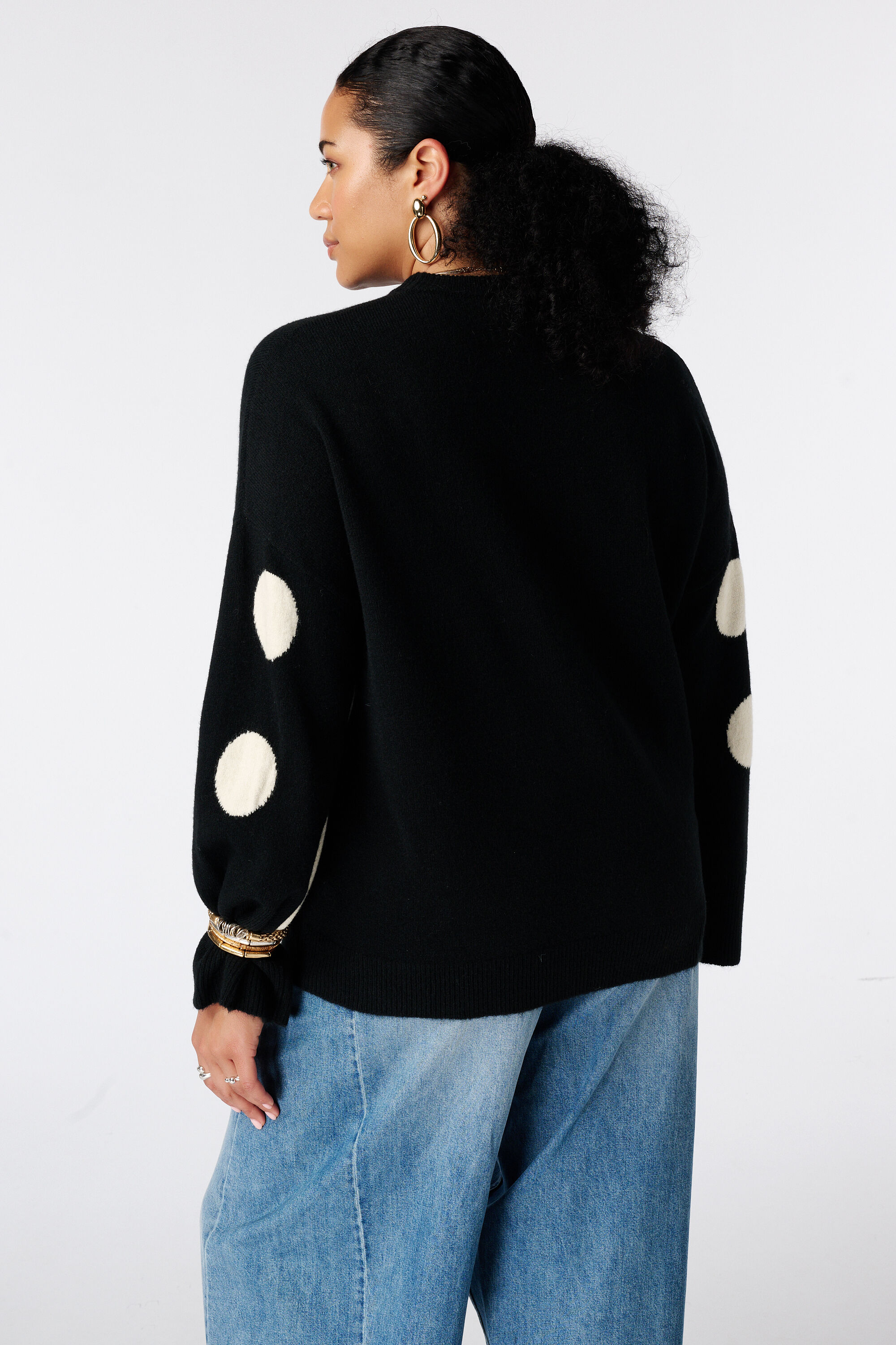 Pullover mit Punktemuster image number 3