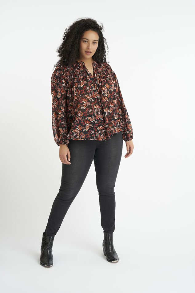 Bluse mit Print image number 5