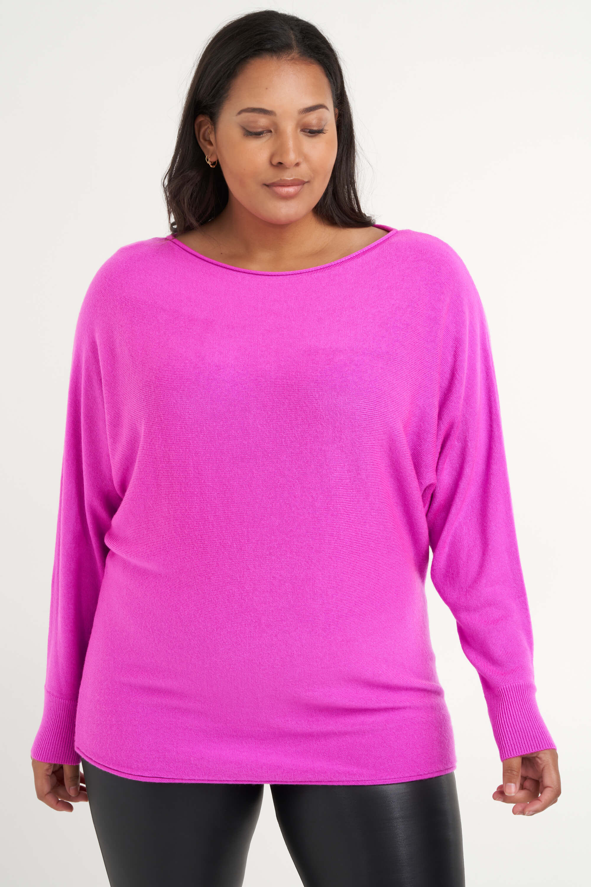 Pullover mit Fledermaus&auml;rmeln image number 0