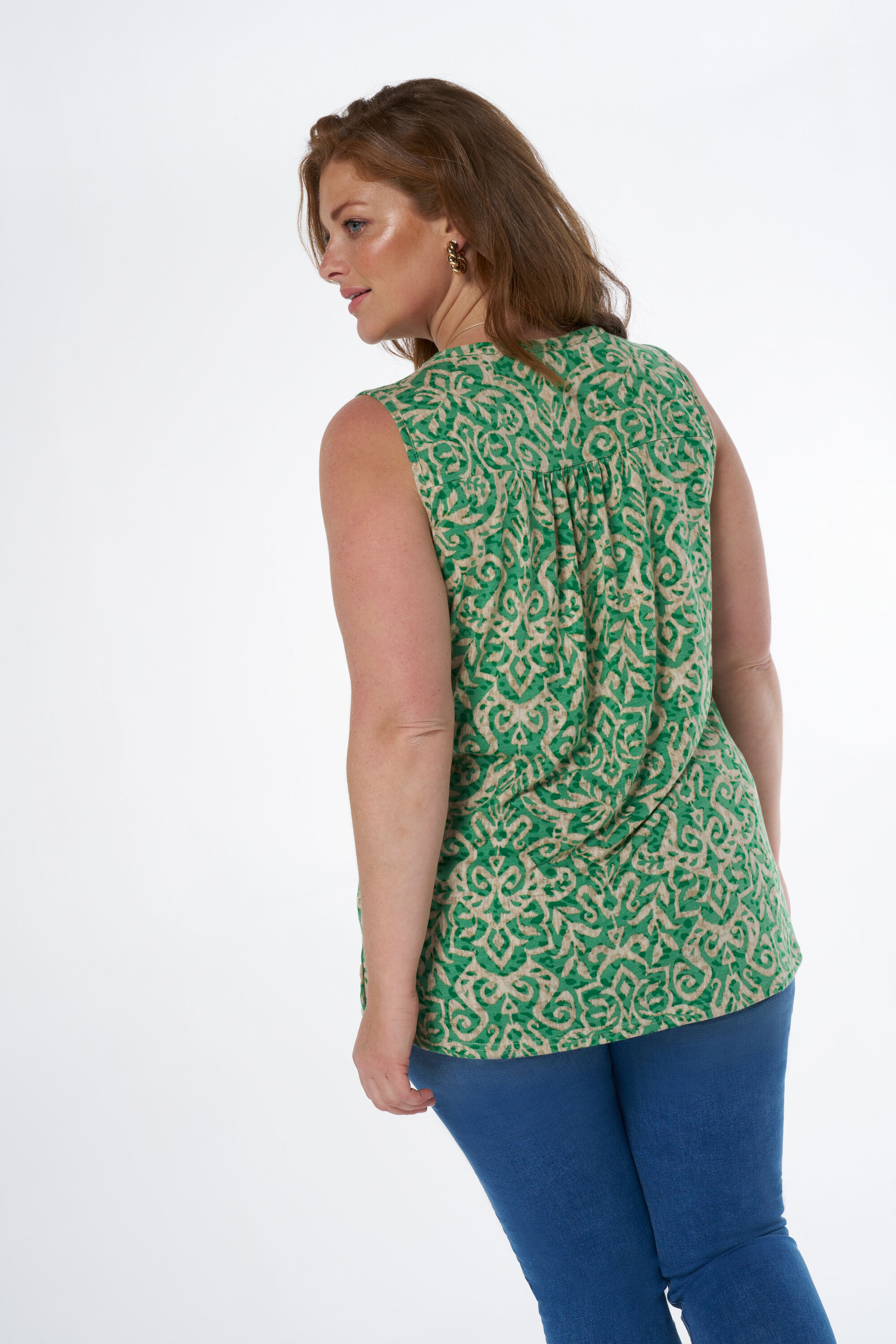 &Auml;rmelloses Top mit Stretch image number 3