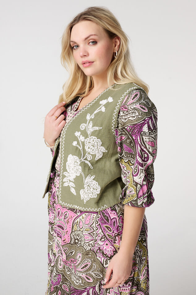 Weste mit Stickerei  image number 0