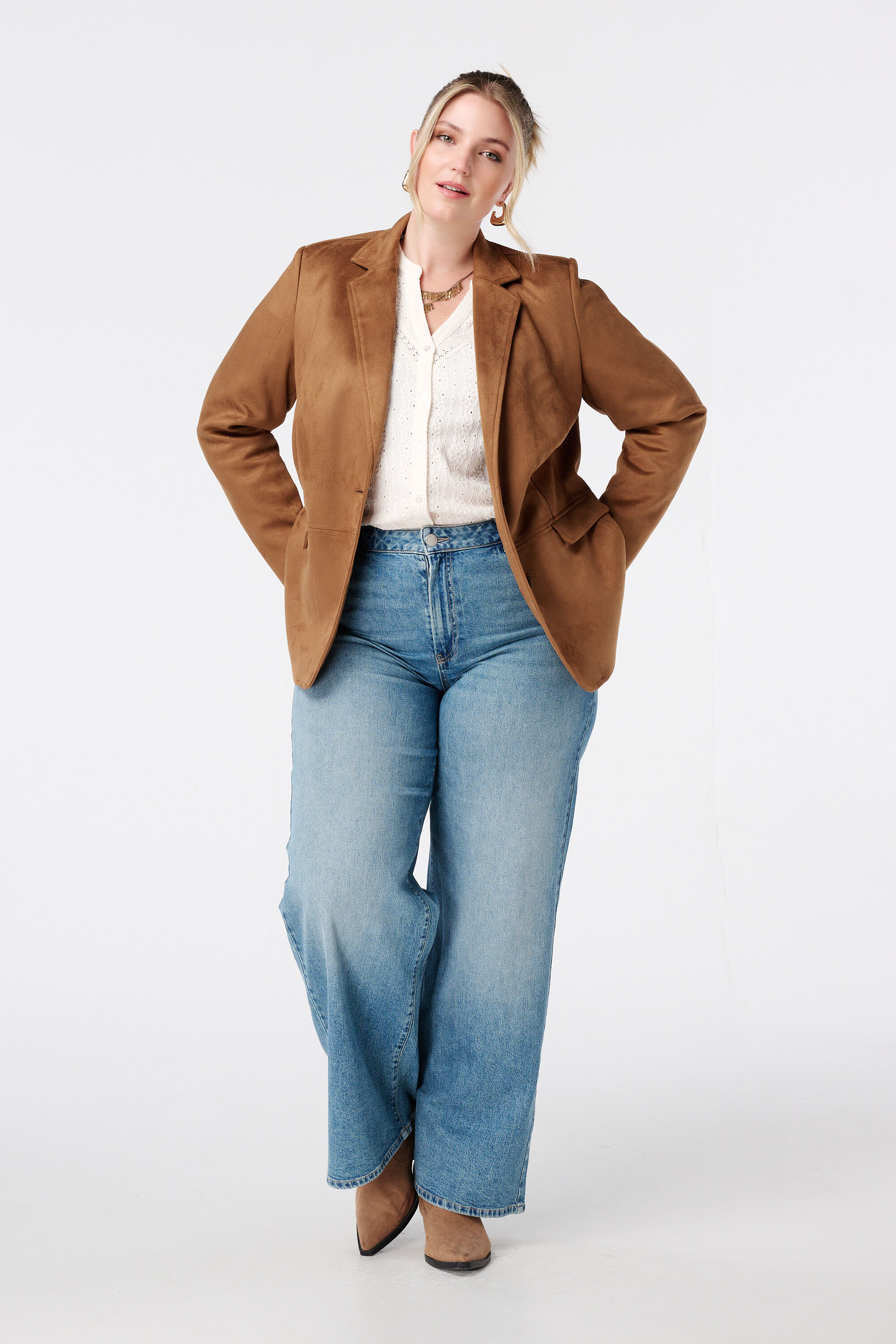 Blazer in Wildlederoptik image number 5