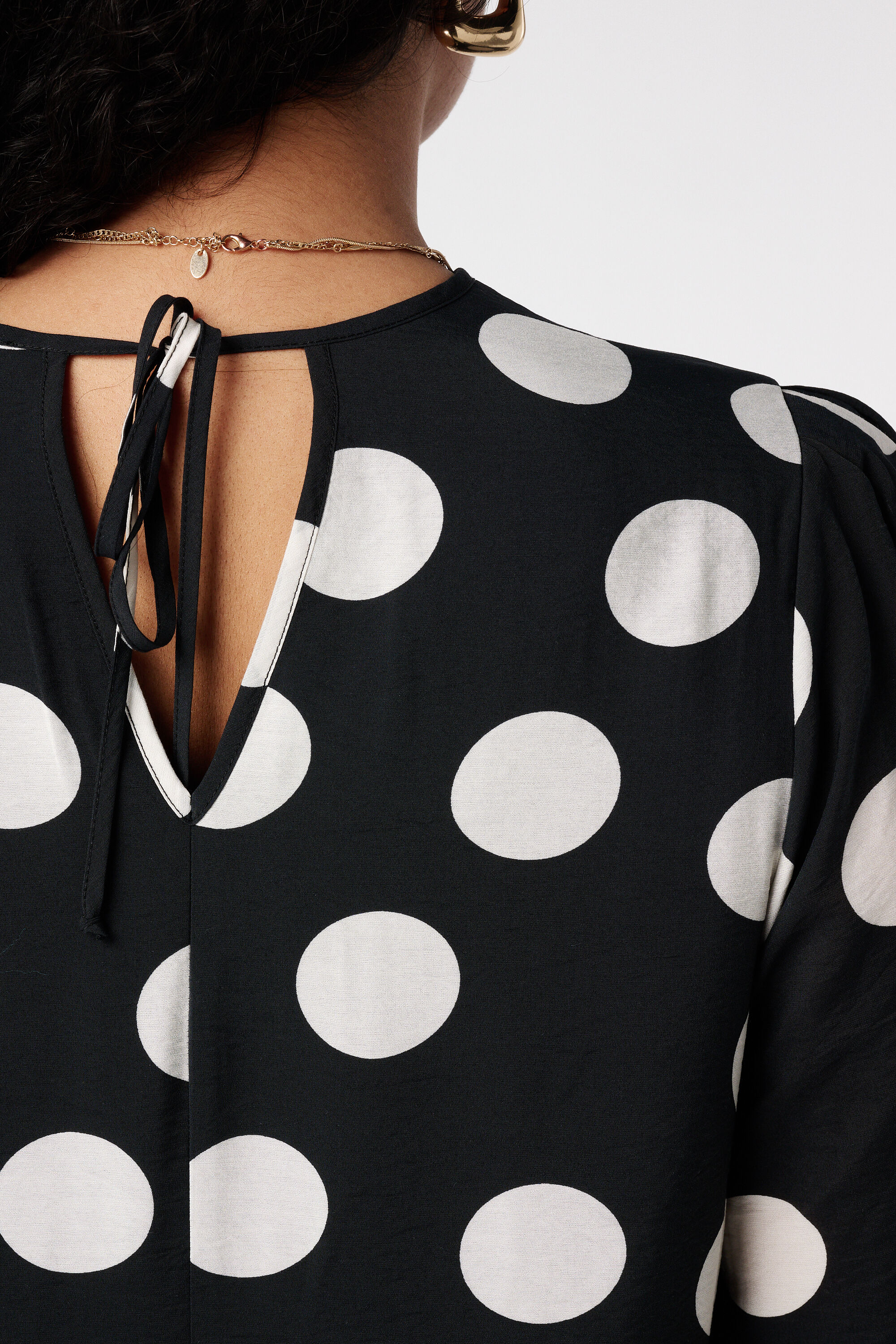 Kleid mit Polka Dot image number 6