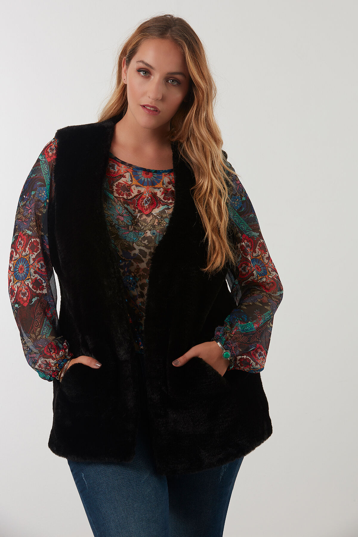 Weste aus Kunstfell image number 3