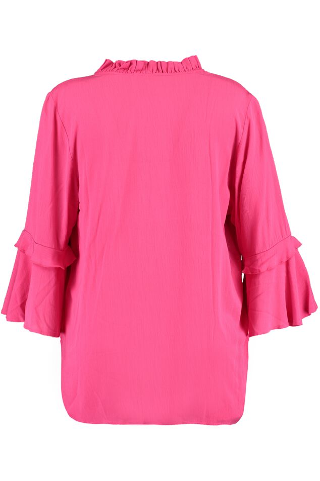 Bluse mit Rüschen und Knöpfen image number 3