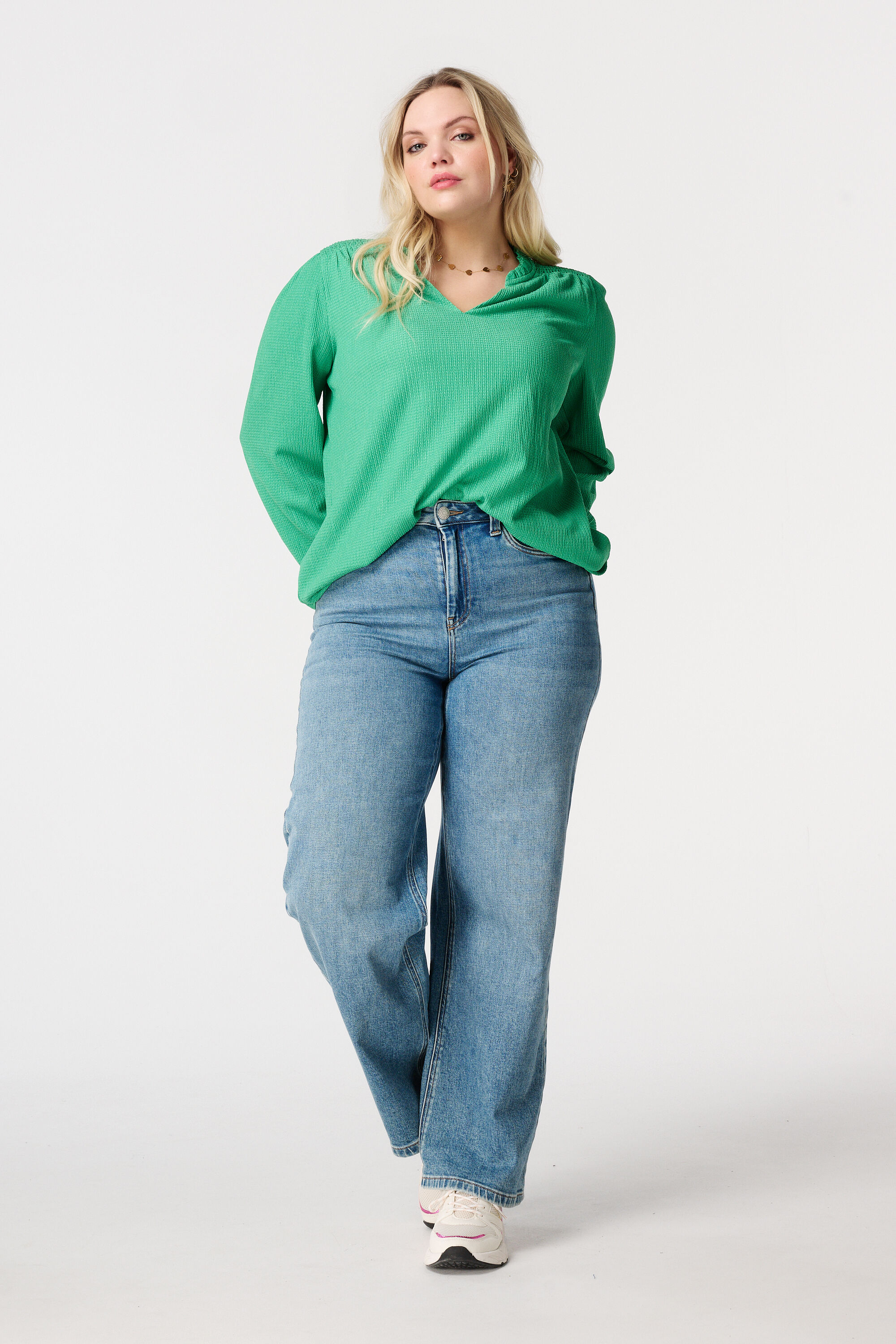 Strukturiertes Oberteil mit R&uuml;schen image number 5