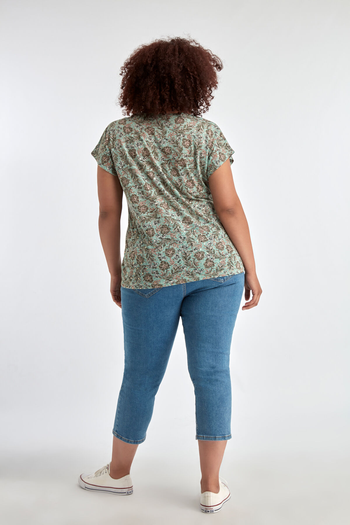 7/8 Skinny-Jeans mit Ziernieten und Schlitz image number 3