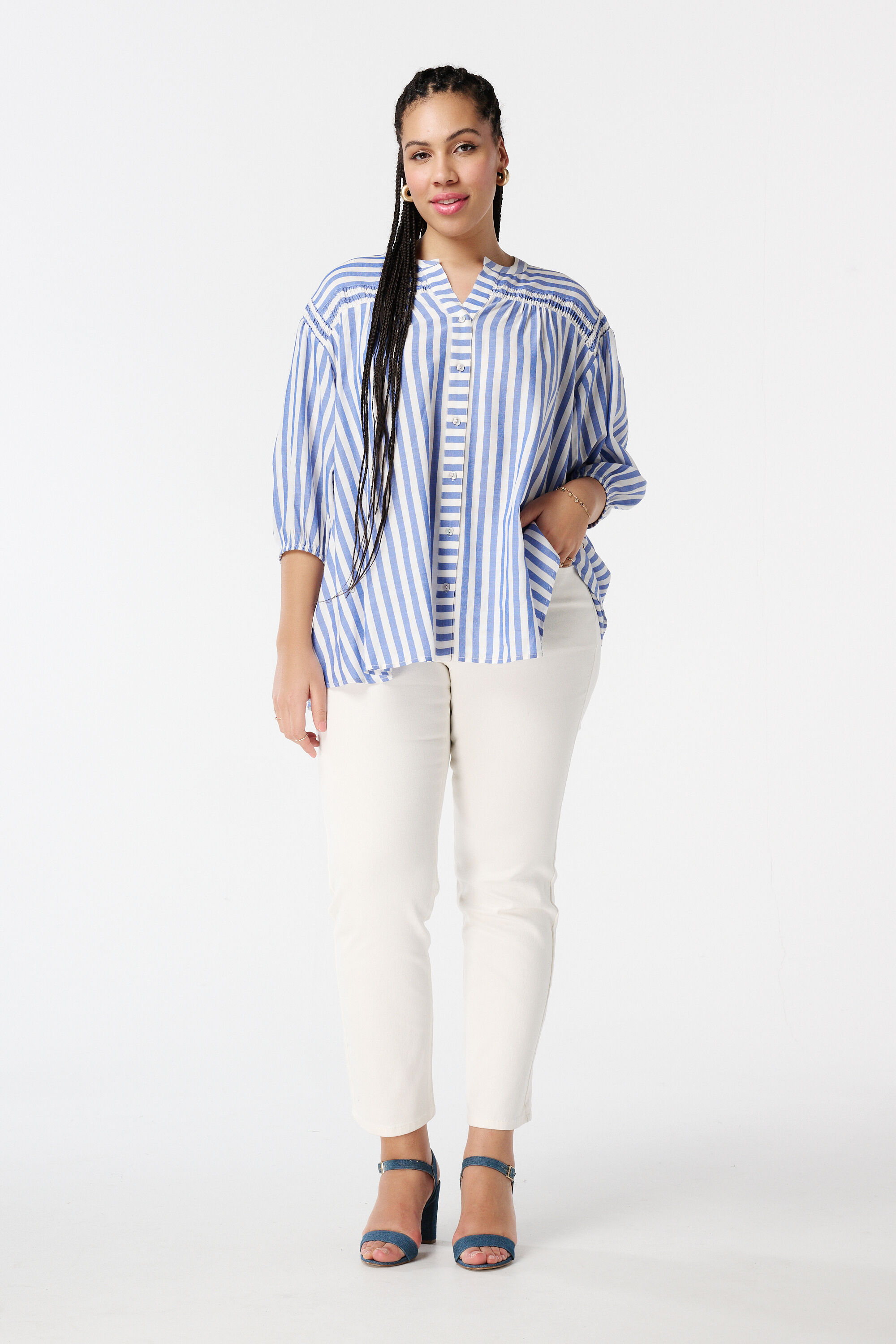 Gestreifte Bluse image number 5