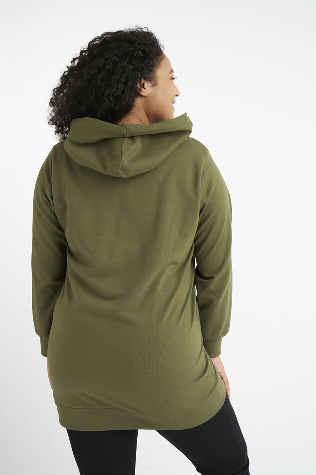 Langes Sweatshirt mit Print image number 3