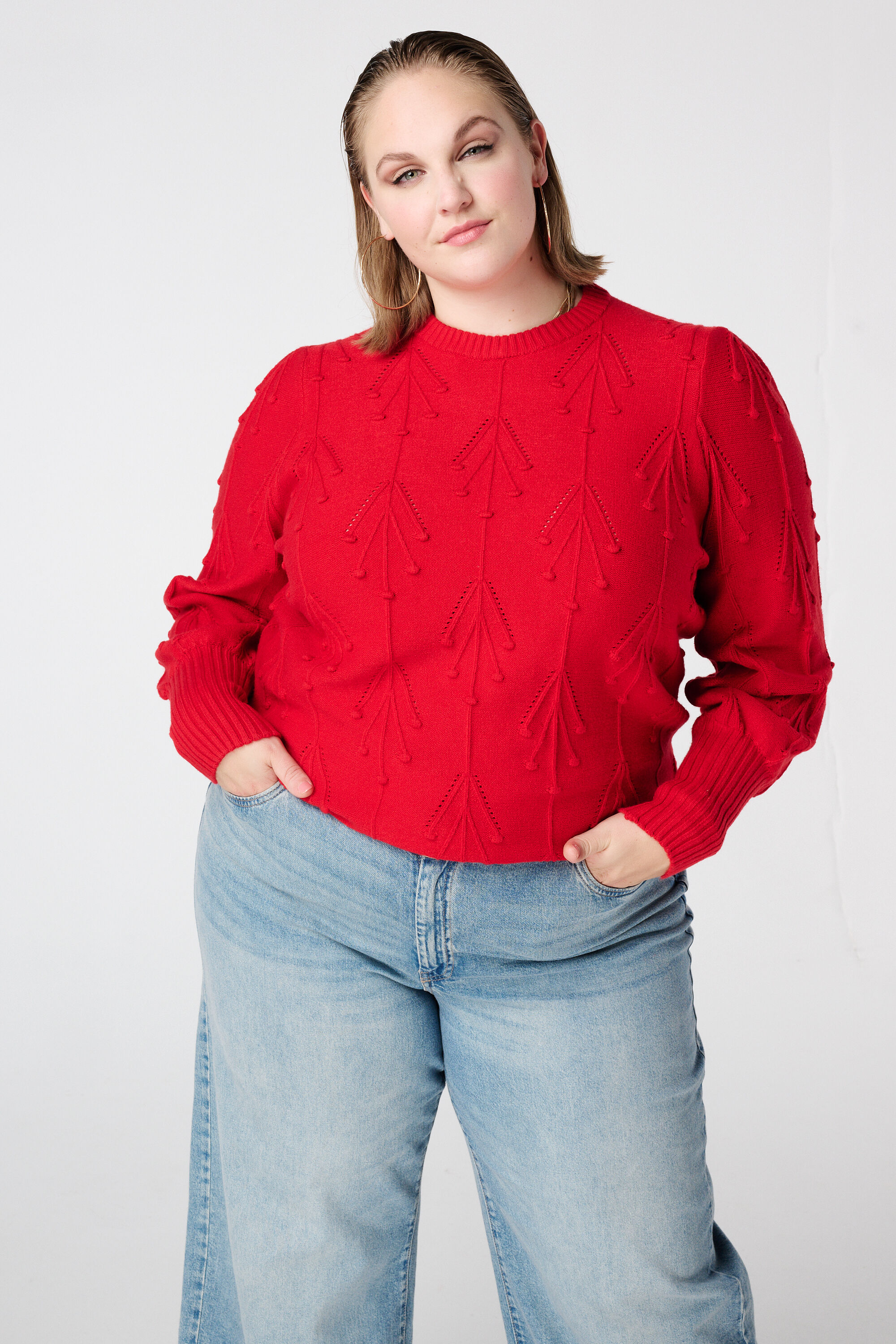 Strickpullover mit Muster