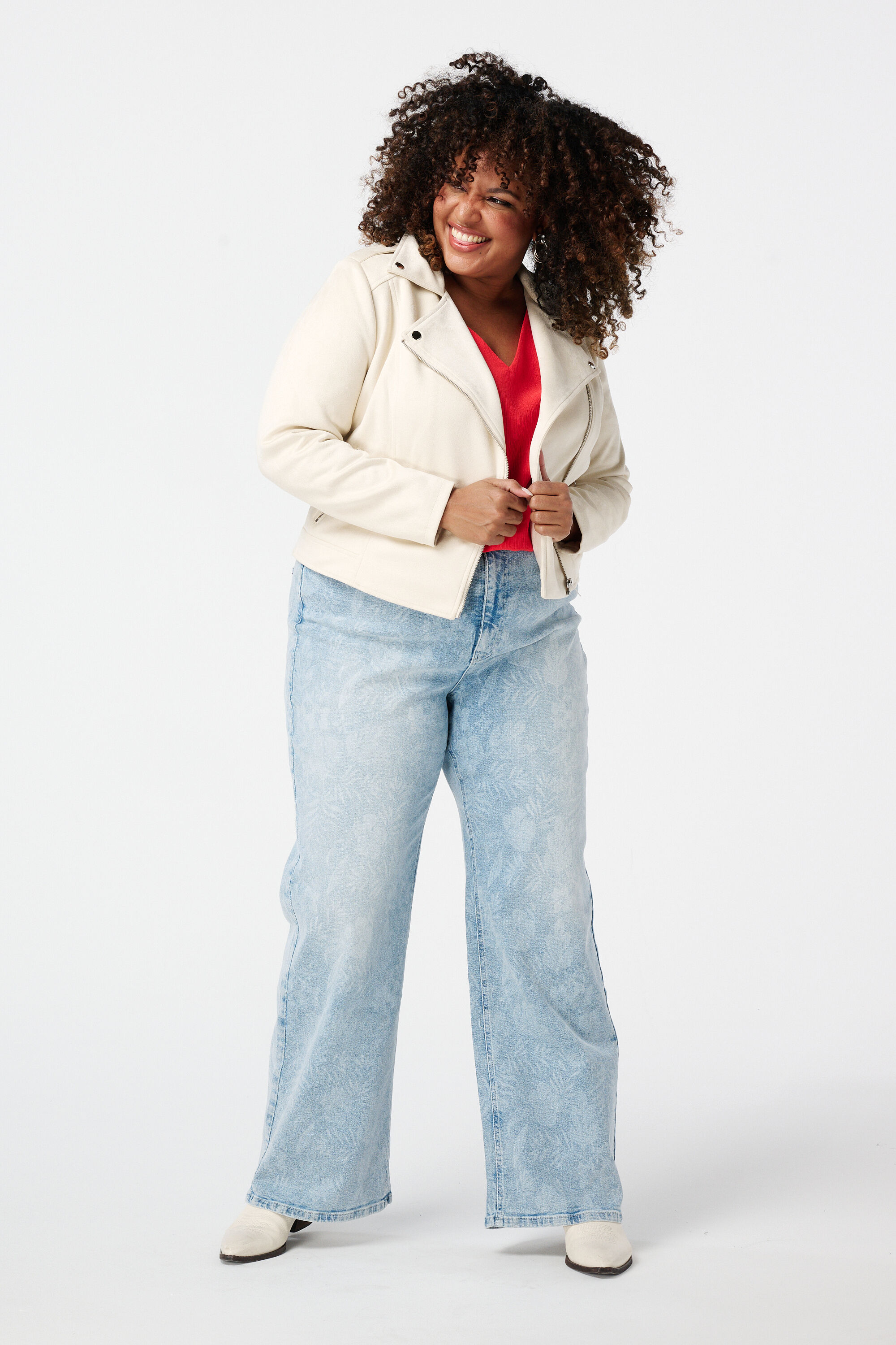 Bikerjacke aus Wildlederimitat image number 6