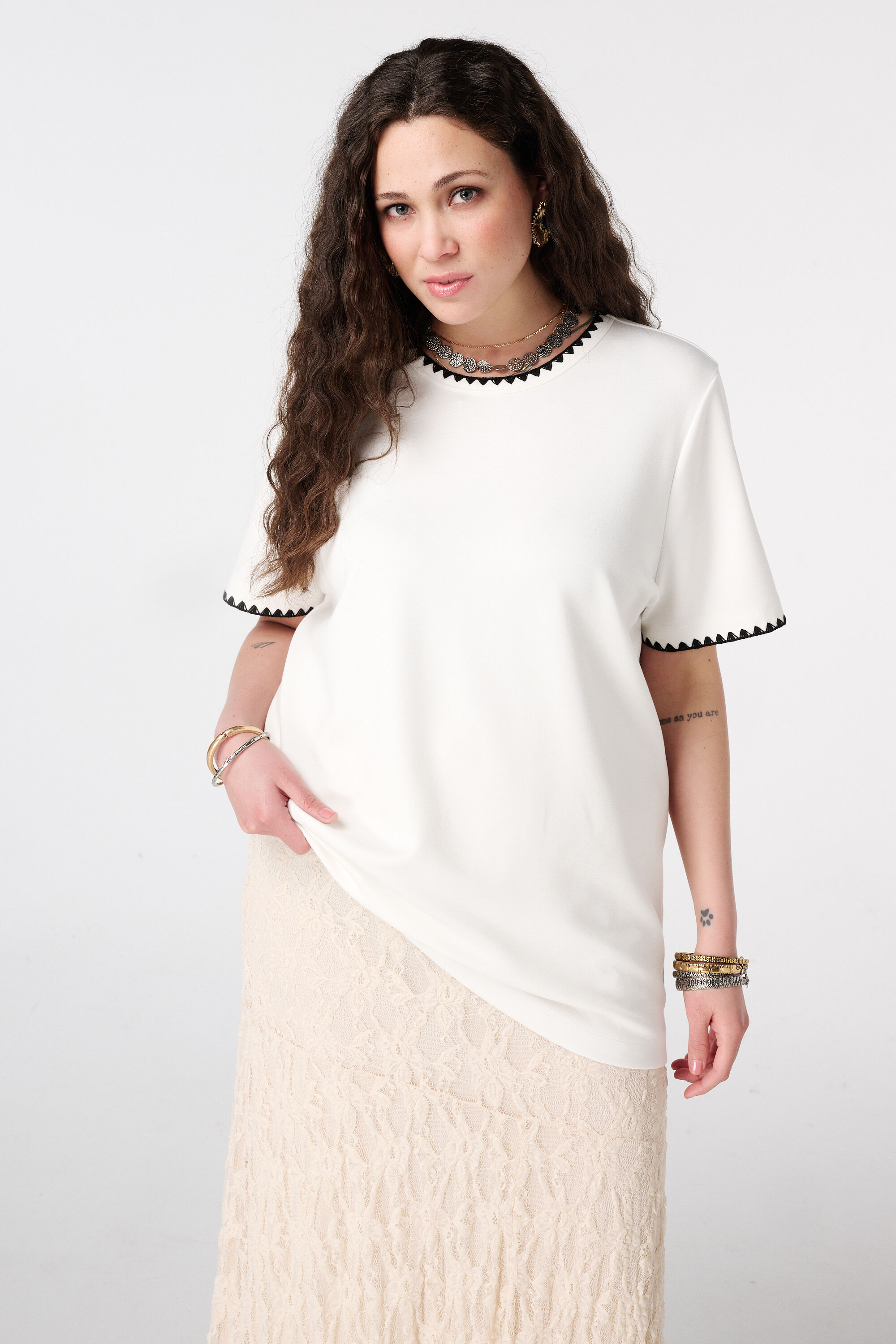 T-Shirt mit Ziern&auml;hten image number 5