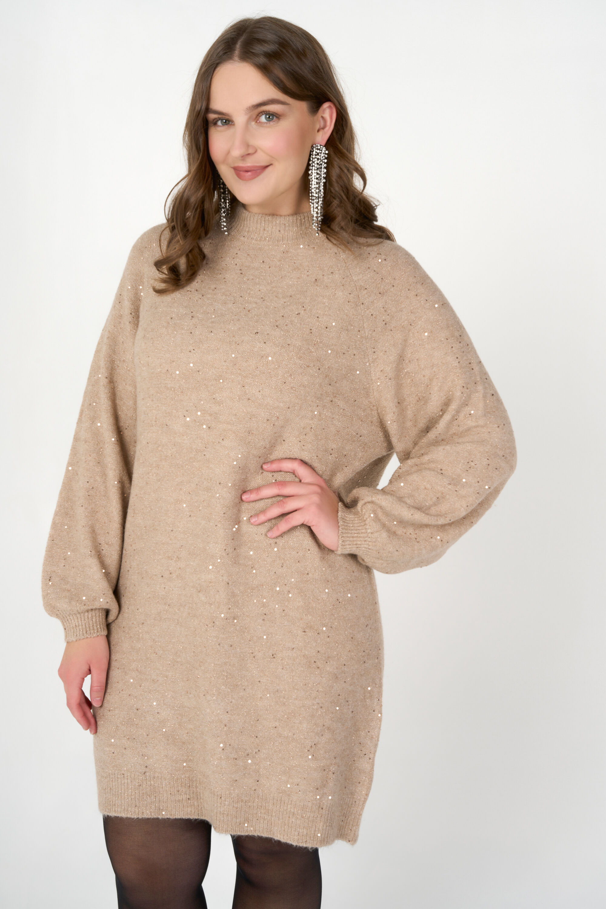 Strickkleid mit glitzernden Akzenten image number 5