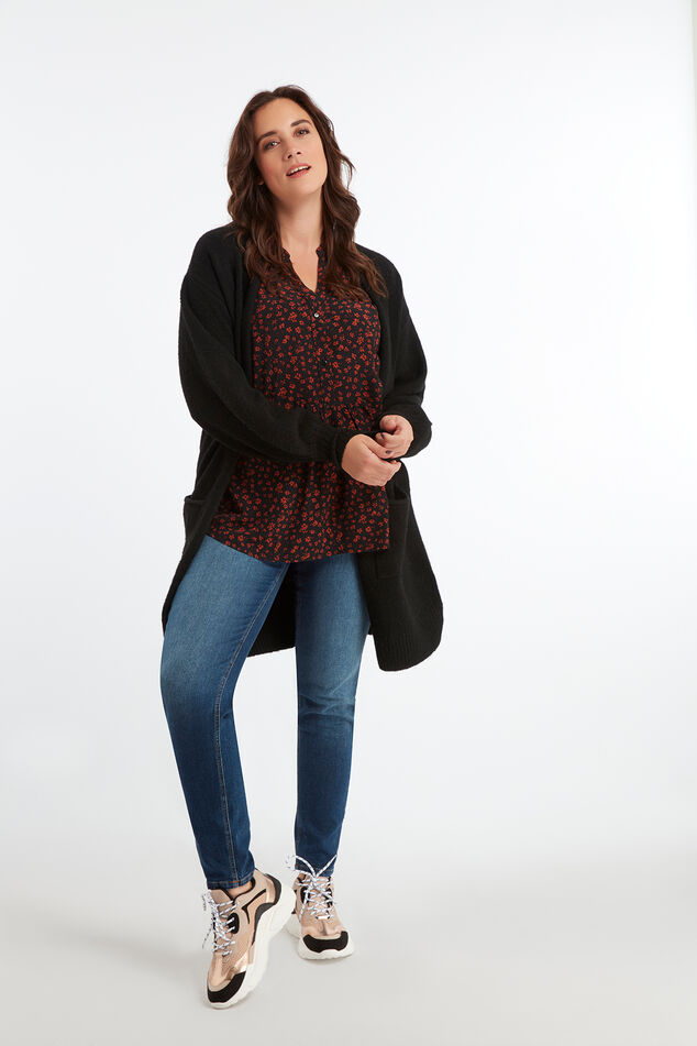 Bluse mit floralem Print image number 5