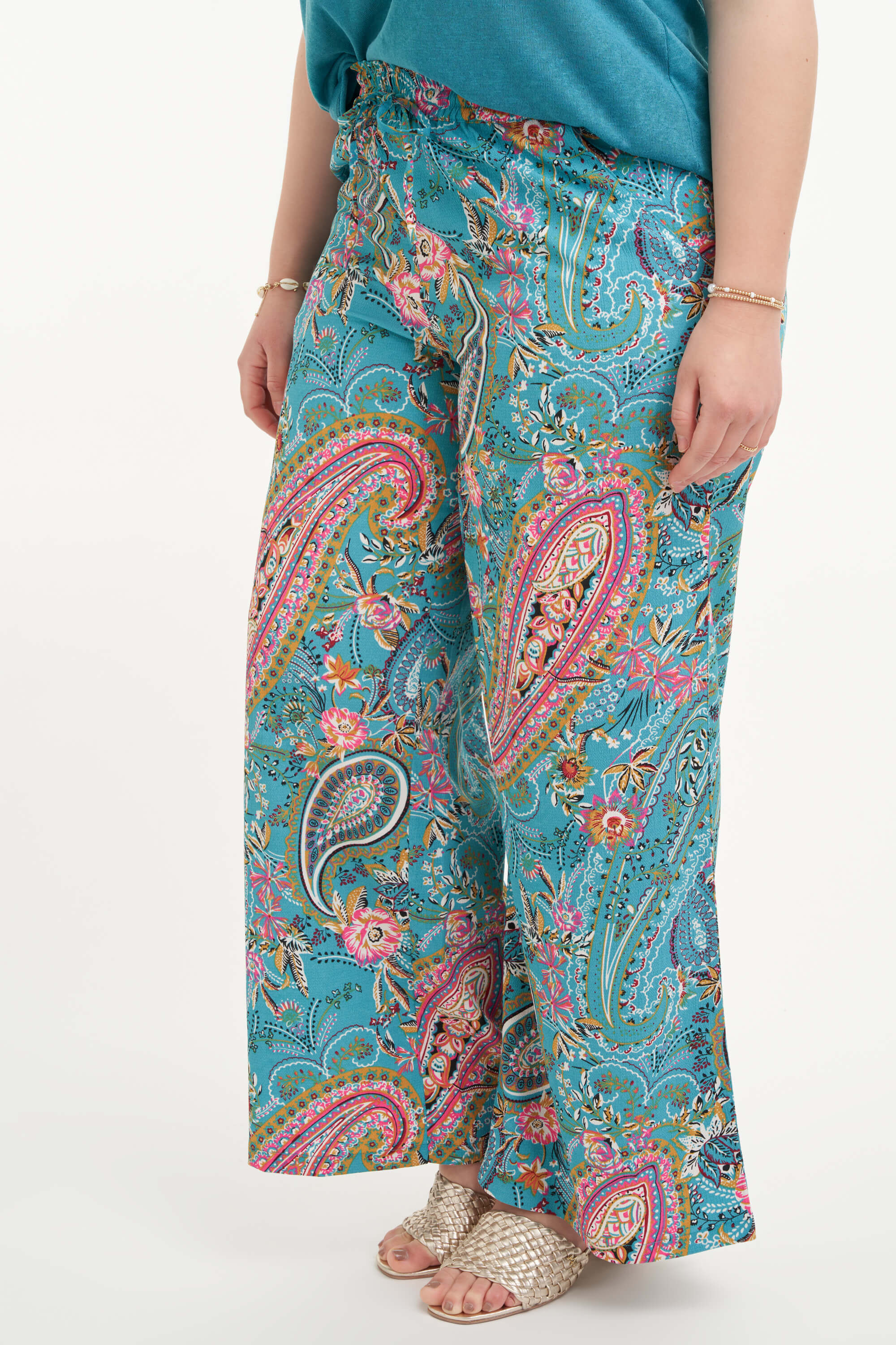 Palazzo-Hose mit Print image number 4