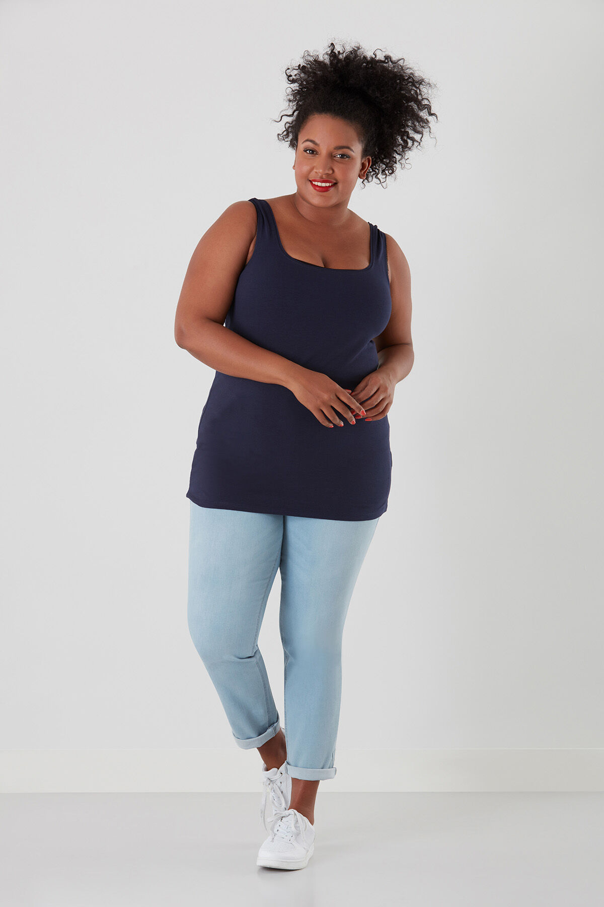 Cami-Top aus Baumwolle image number 0