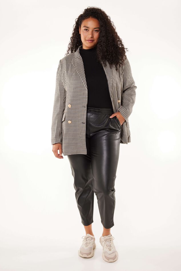 Blazer mit Pied-de-Poule-Print image number 0