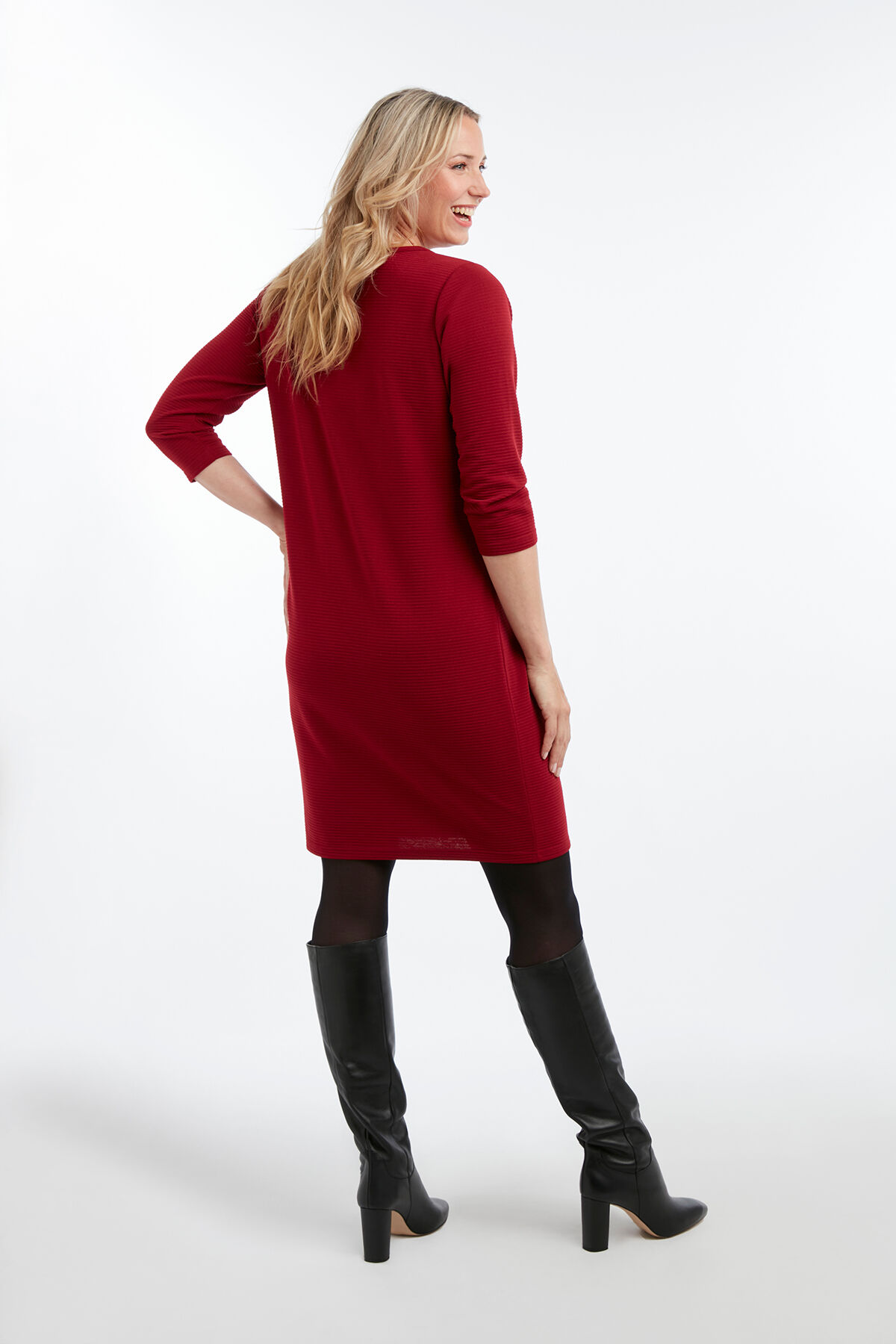 Kleid im Ripp-Design image number 4