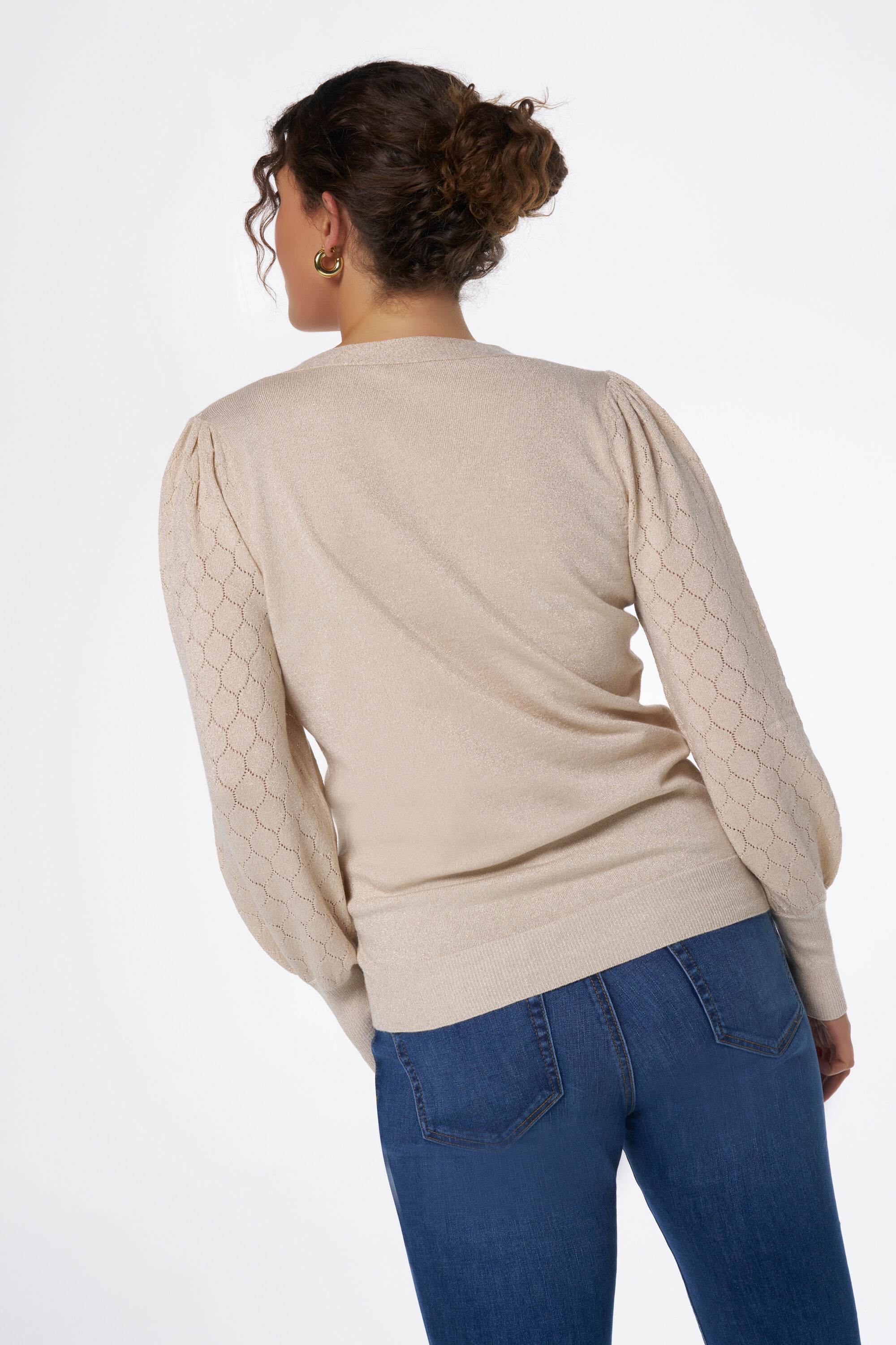 Pullover mit Glitzer image number 3