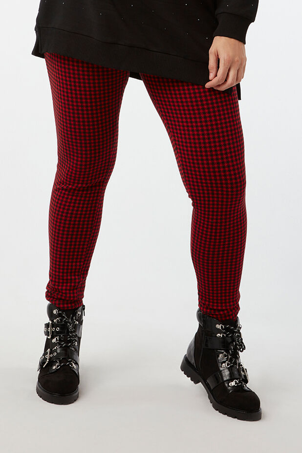 Plaid-Leggings image number 4
