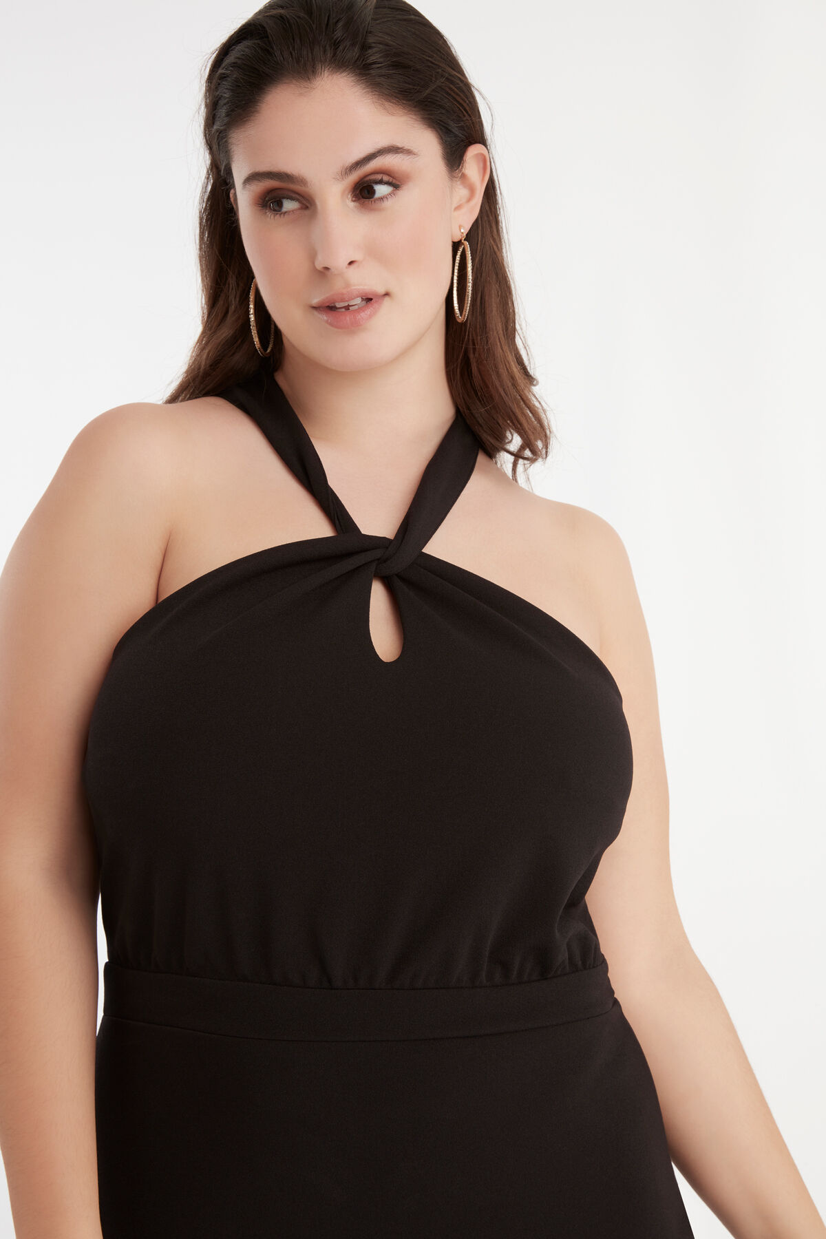 Kleid mit &uuml;berkreuzten B&auml;ndern image number 3