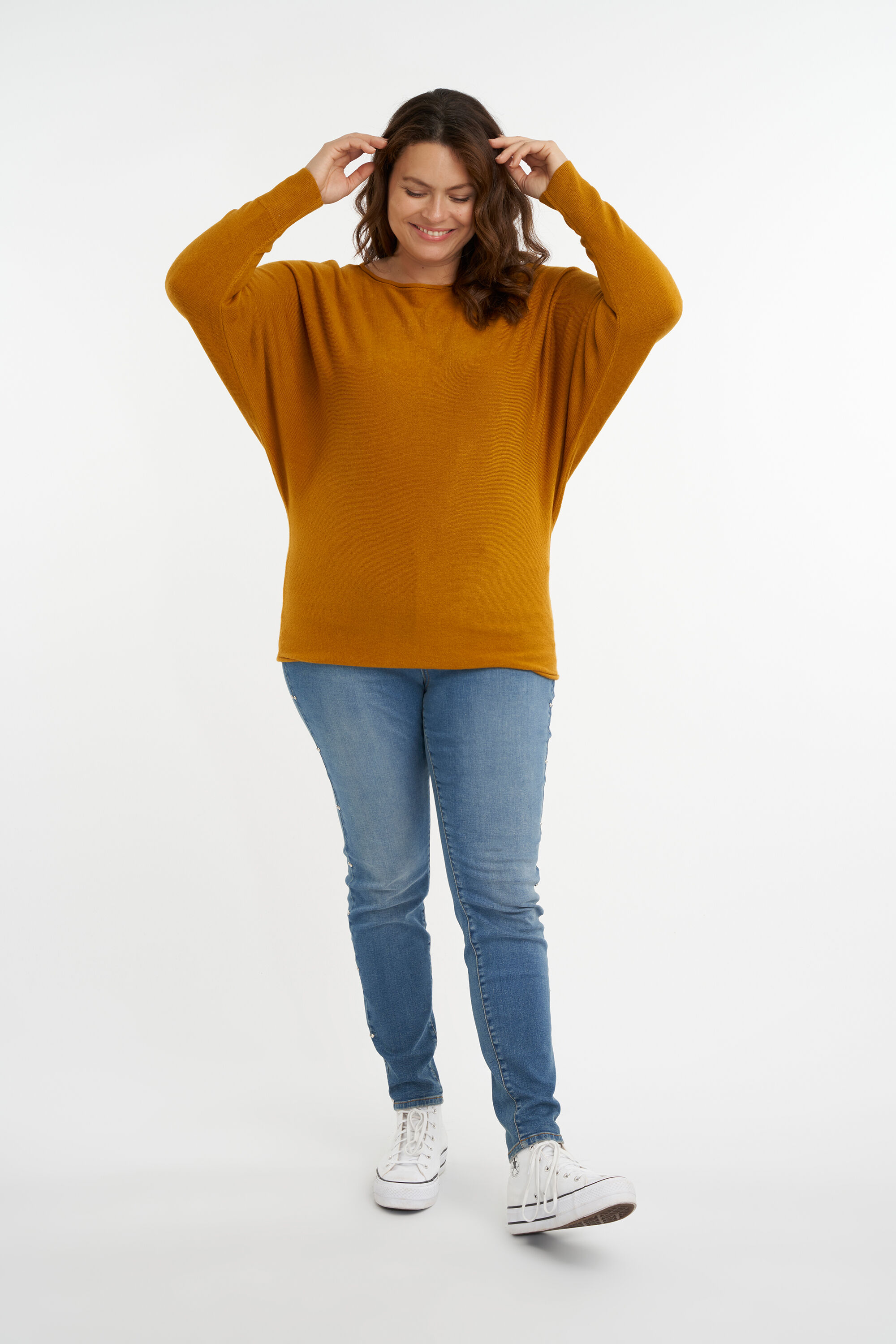 Pullover mit Fledermaus&auml;rmeln image number 5