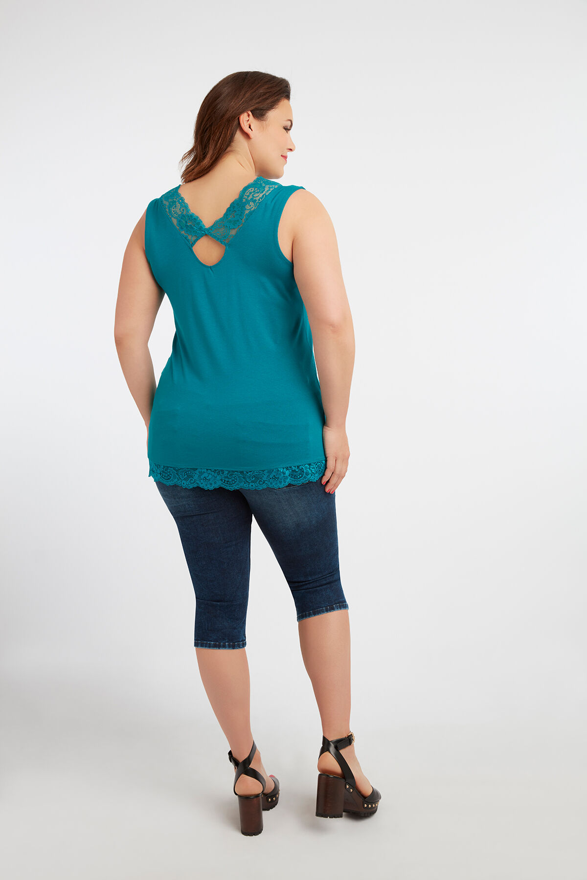 &Auml;rmelloses Spitzen-Top image number 3