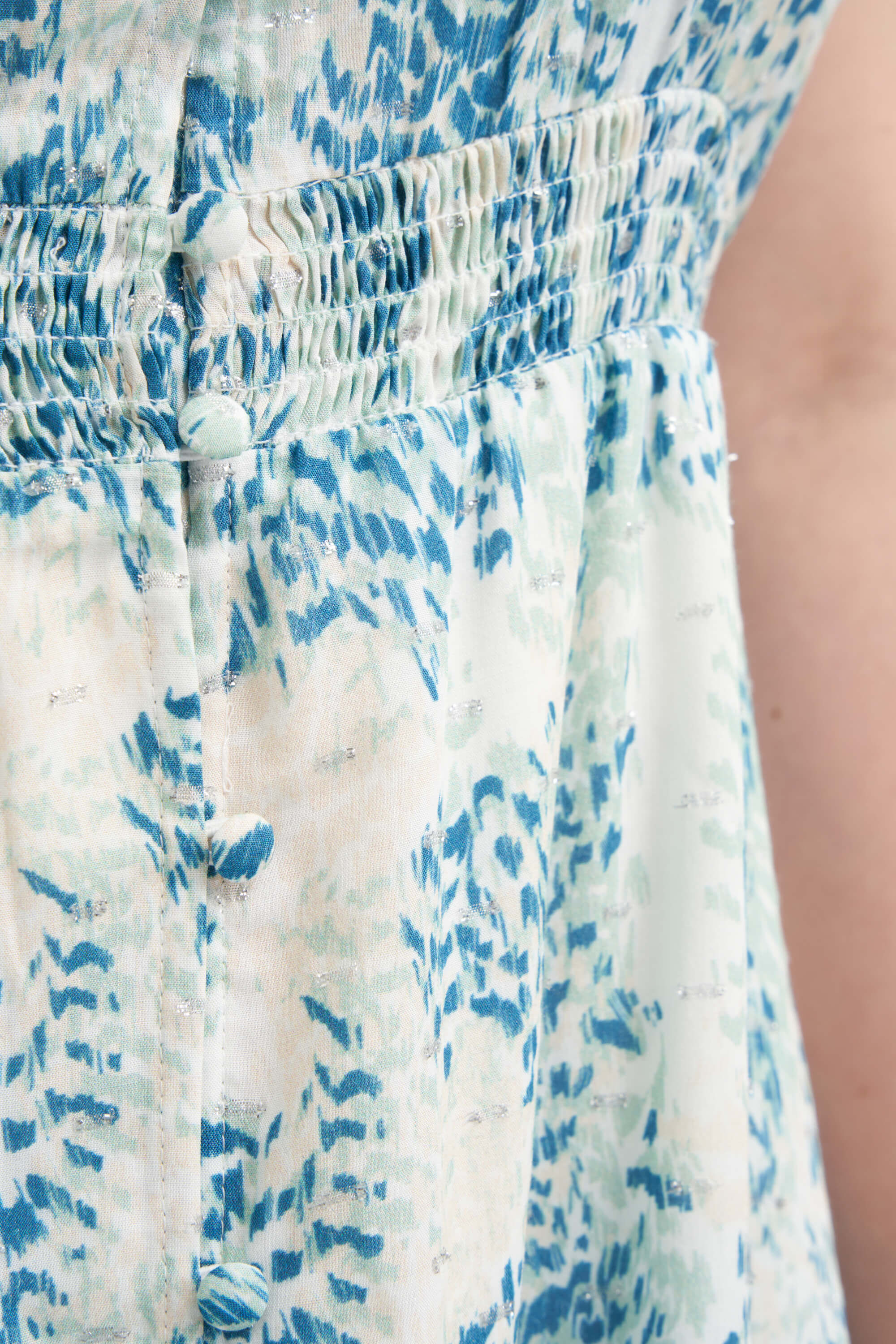 Langes Kleid mit Print  image number 6