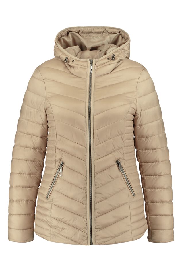 Leichte Übergangsjacke mit Kapuze image number 1