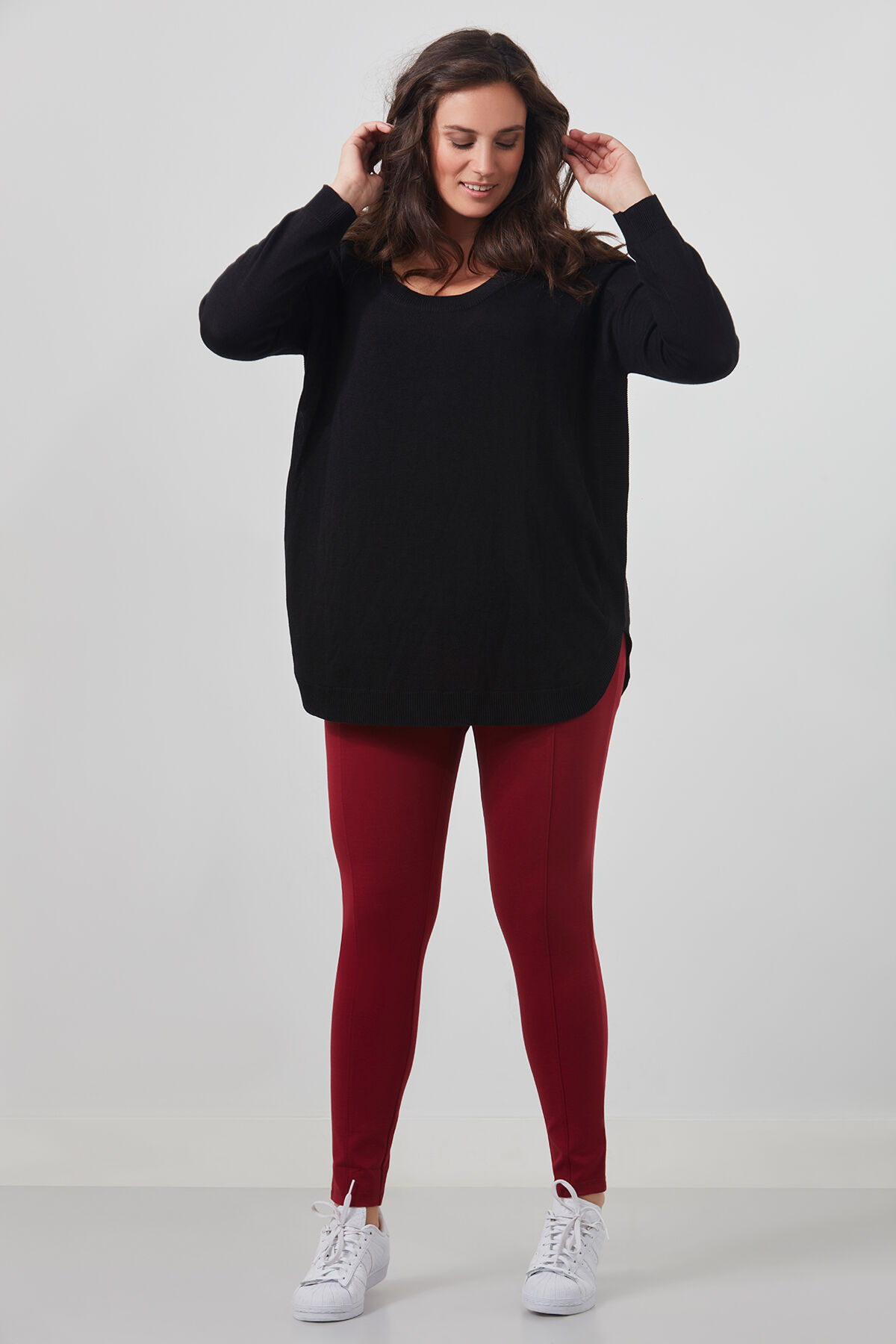 Pullover mit abgerundetem Saum image number 3