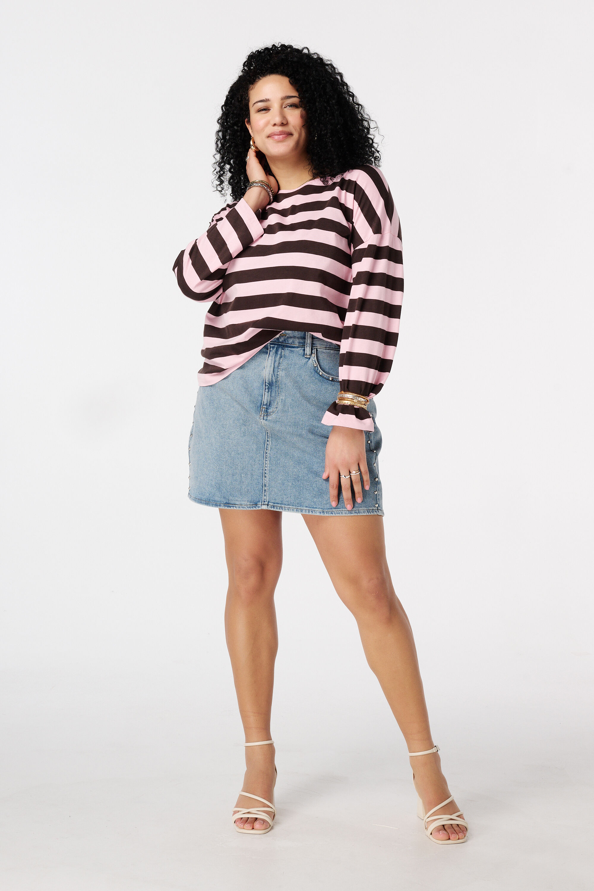 Gestreiftes Langarmshirt image number 5