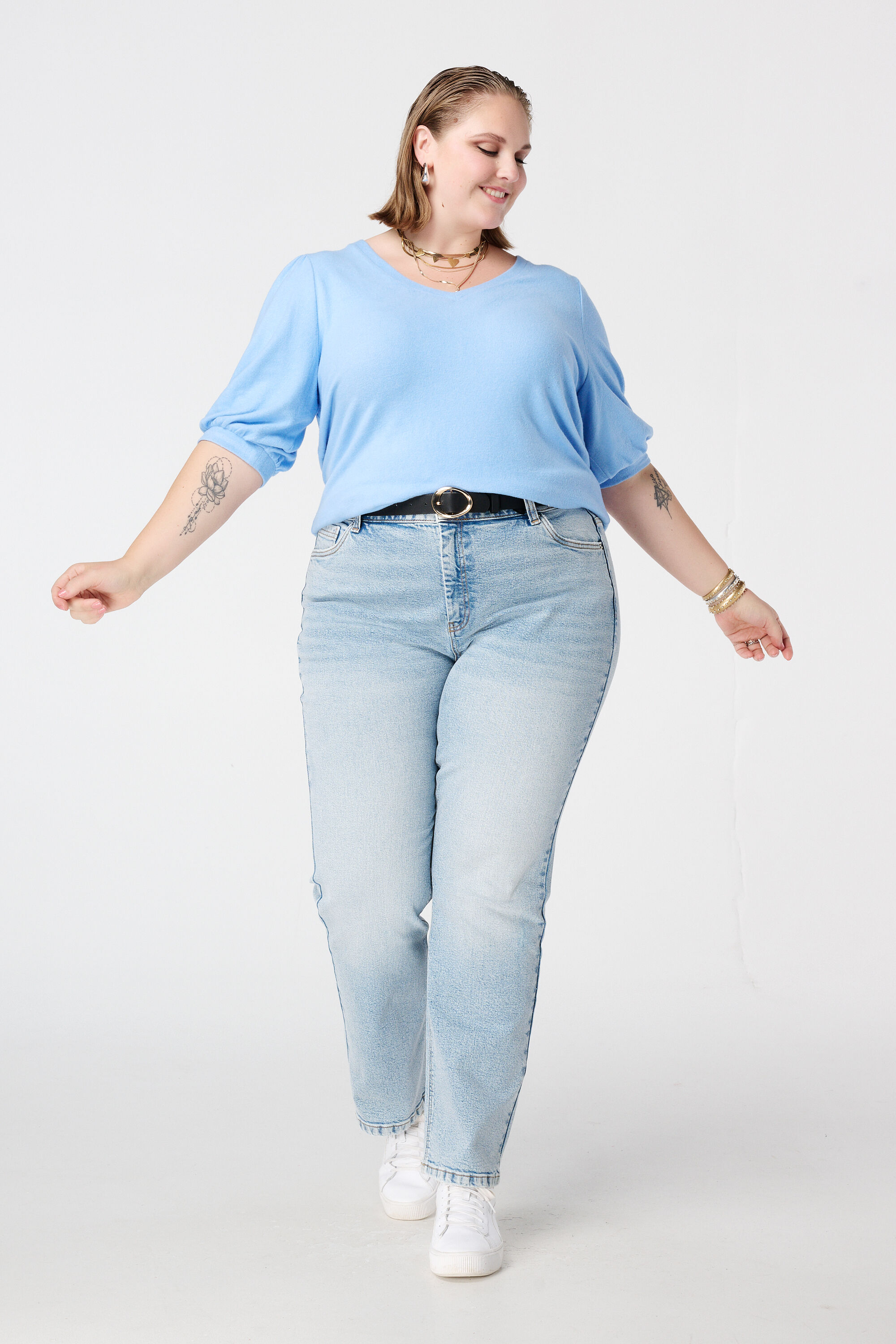 Top mit kurze-Ballon&auml;rmeln image number 5