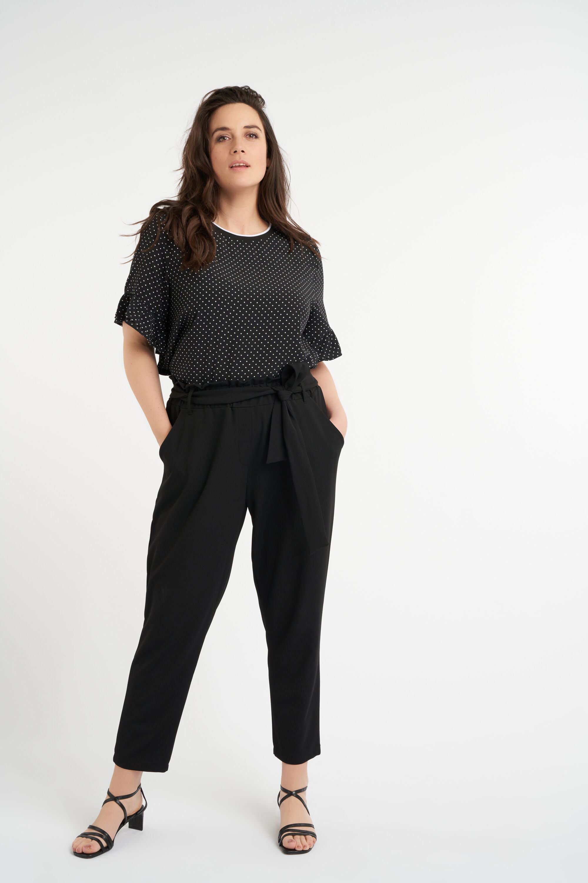 Hose mit Bindeg&uuml;rtel image number 5