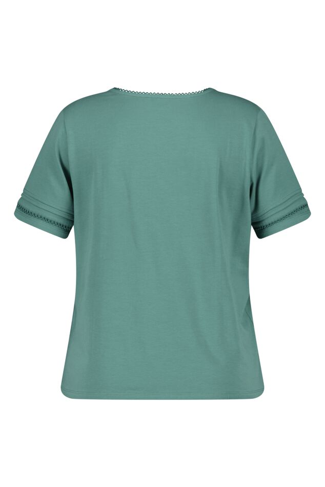 T-Shirt mit V-Ausschnitt image number 2