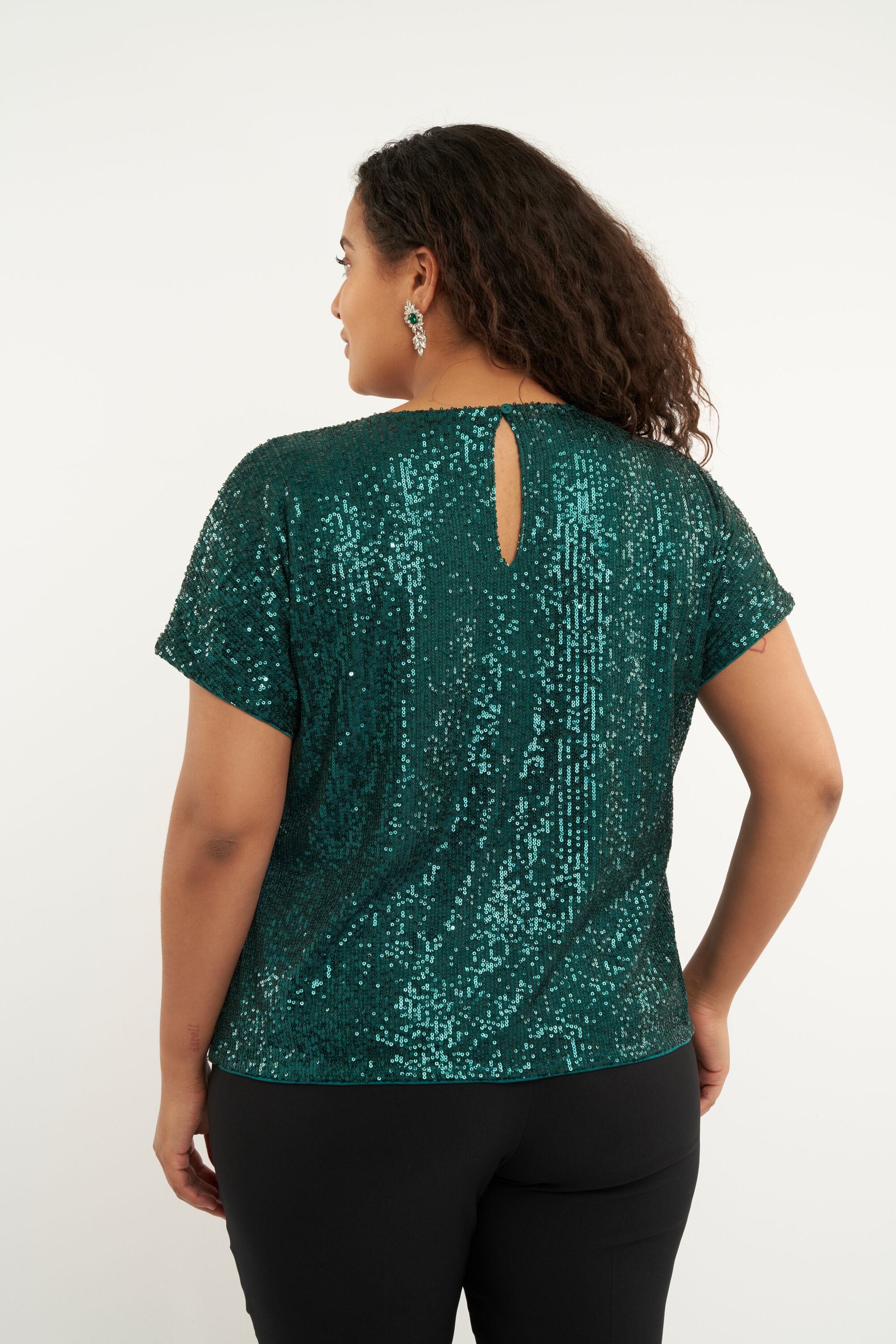 Top mit Pailletten  image number 3