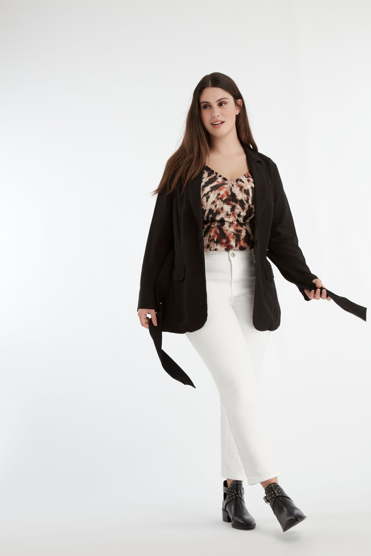 Blazer mit G&uuml;rtel image number 5