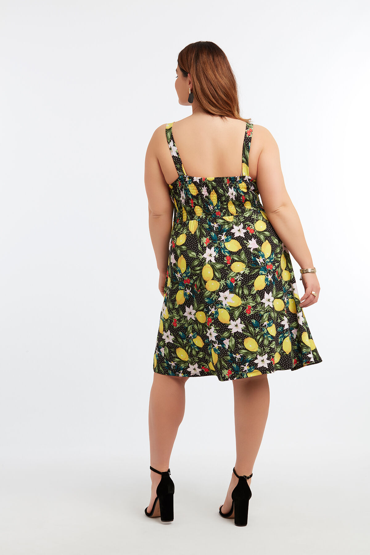 Kleid mit Zitronen-Print image number 5