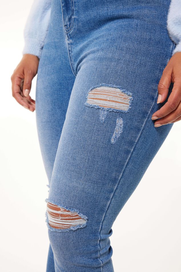 Jeans mit Destroyed-Detail image number 4