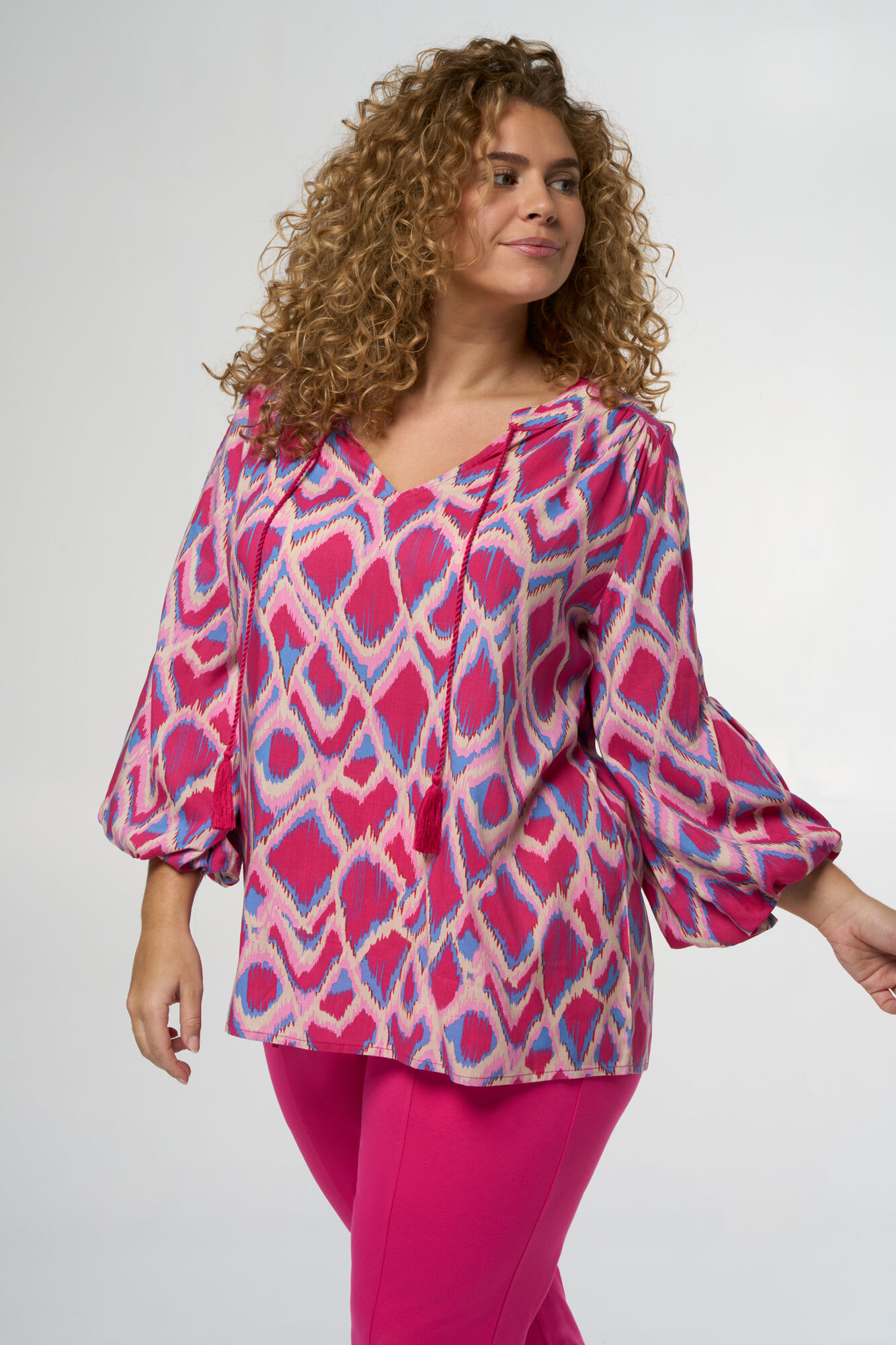 Bluse mit Print image number 5