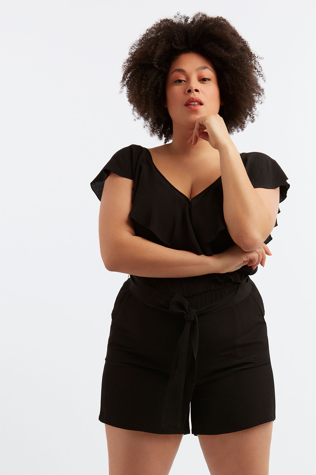 Playsuit mit R&uuml;sche image number 3