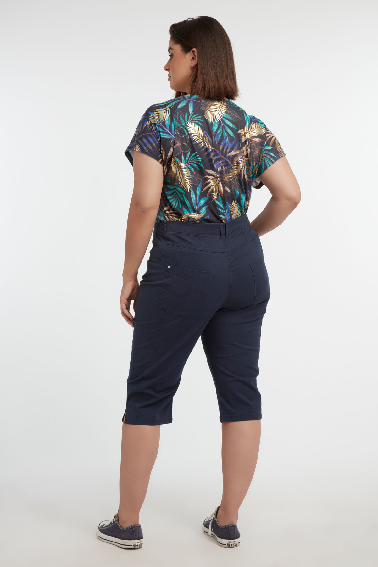 Baumwoll-Caprihose image number 4