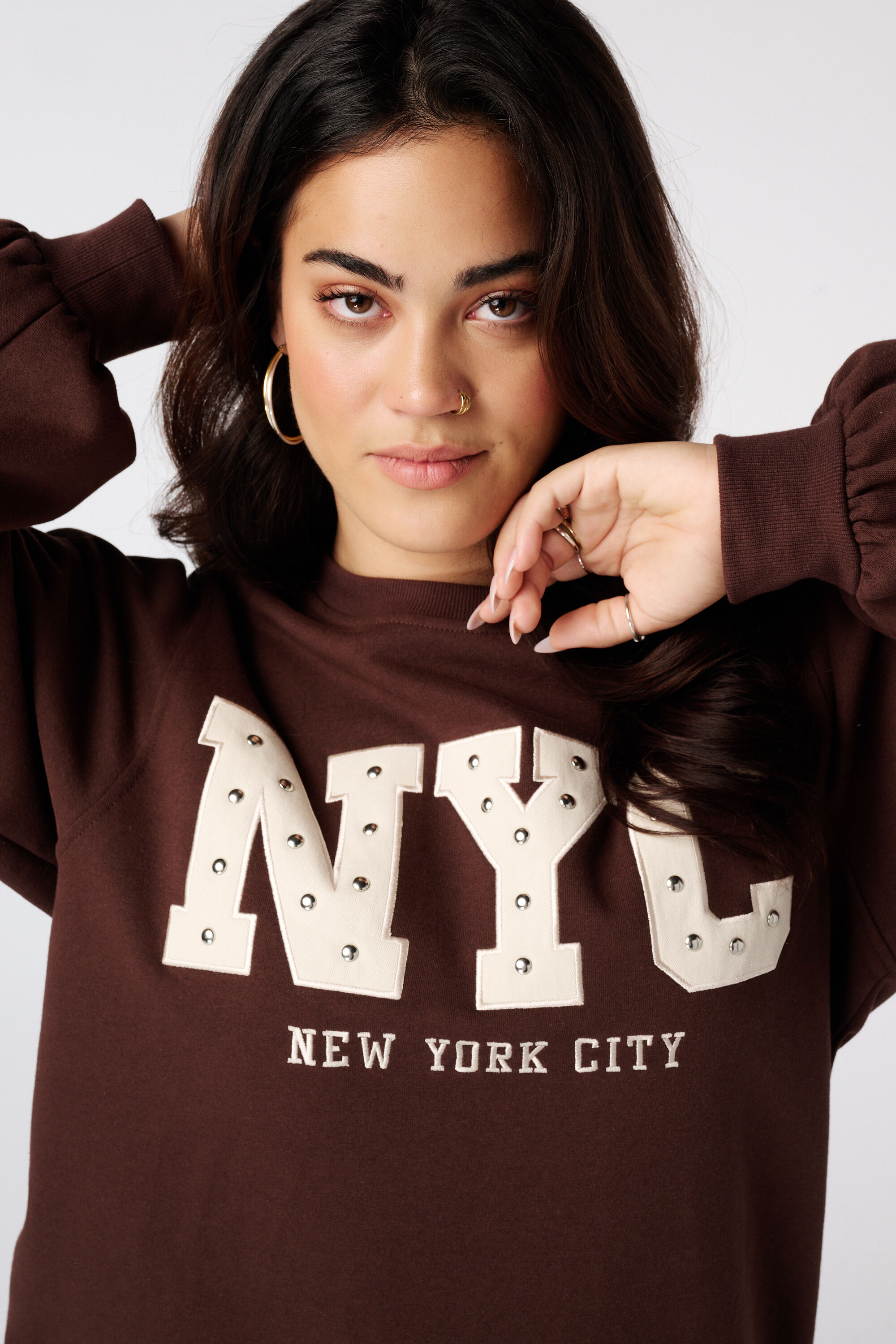 Sweatshirt mit Schriftzug image number 4
