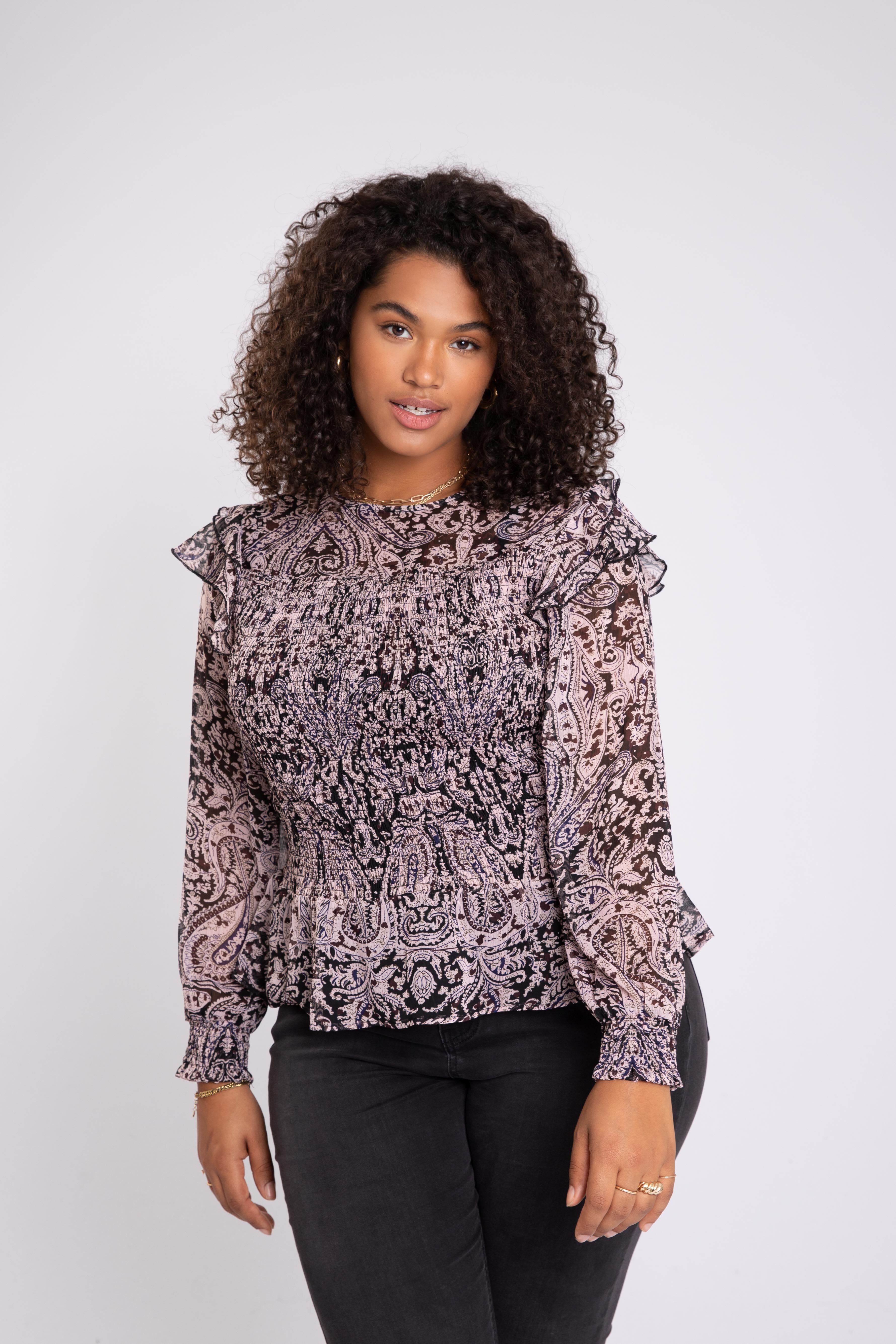 Bluse mit Paisley-Print  image number 7