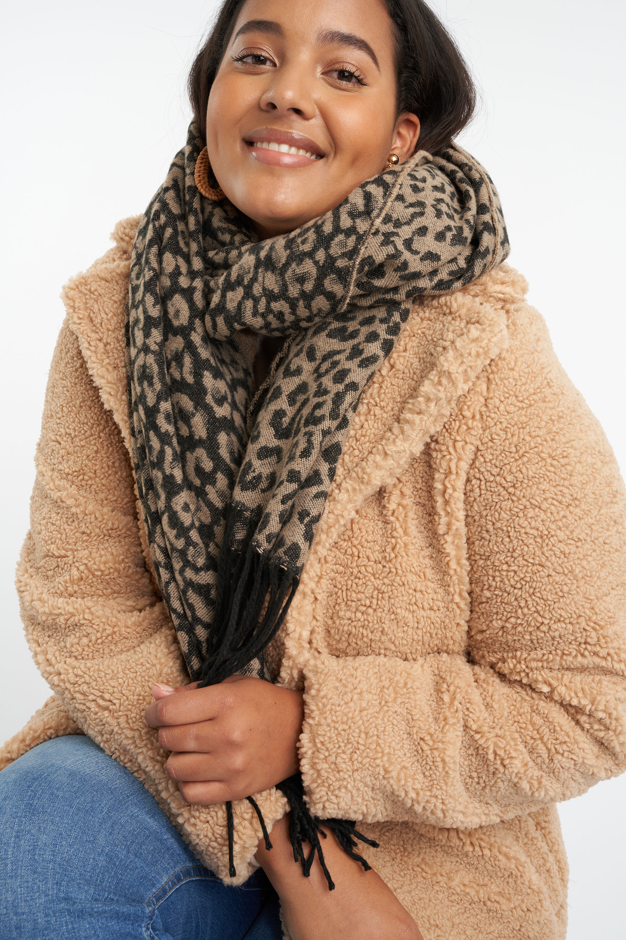 Schal mit Panther-Print image number 2