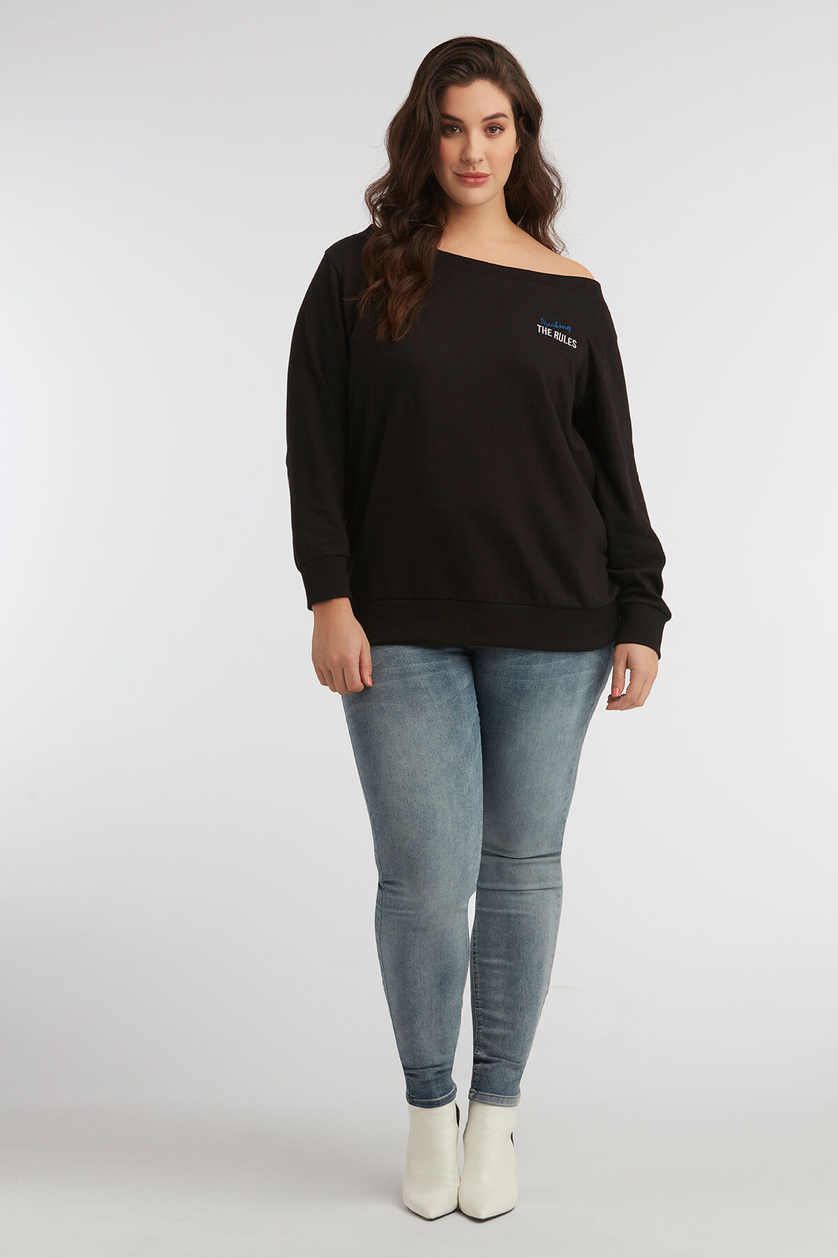 Schulterfreier Sweater image number 3