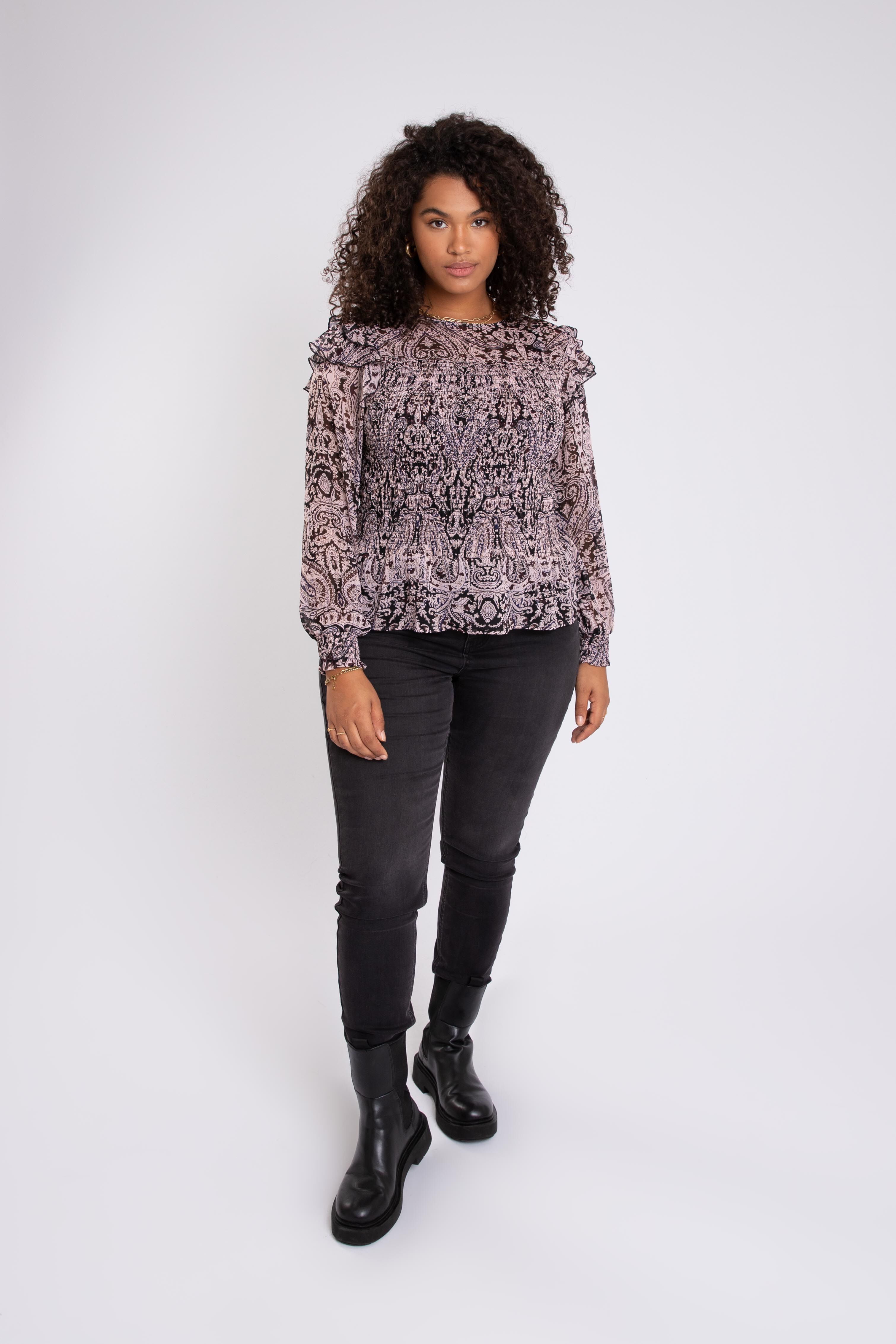 Bluse mit Paisley-Print  image number 5