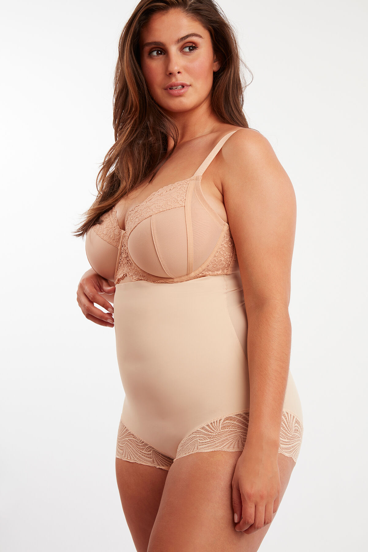 Hochgeschnittener, formgebender Slip image number 5